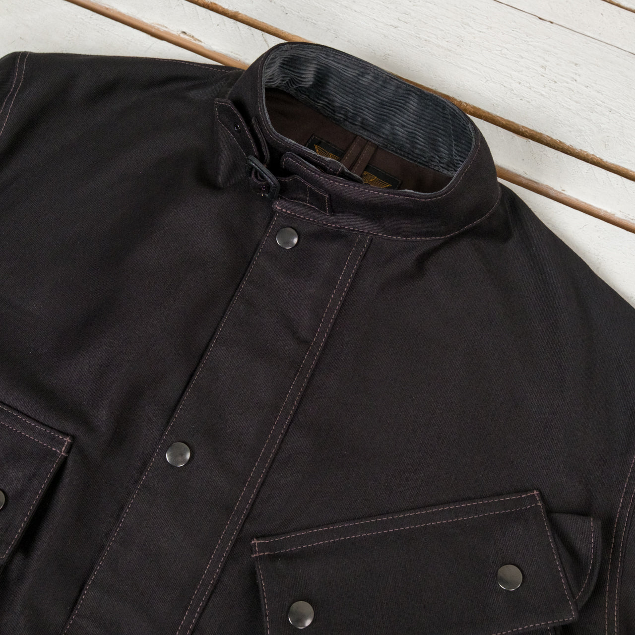 Heavy Cotton Enduro Racing Jacket Black
