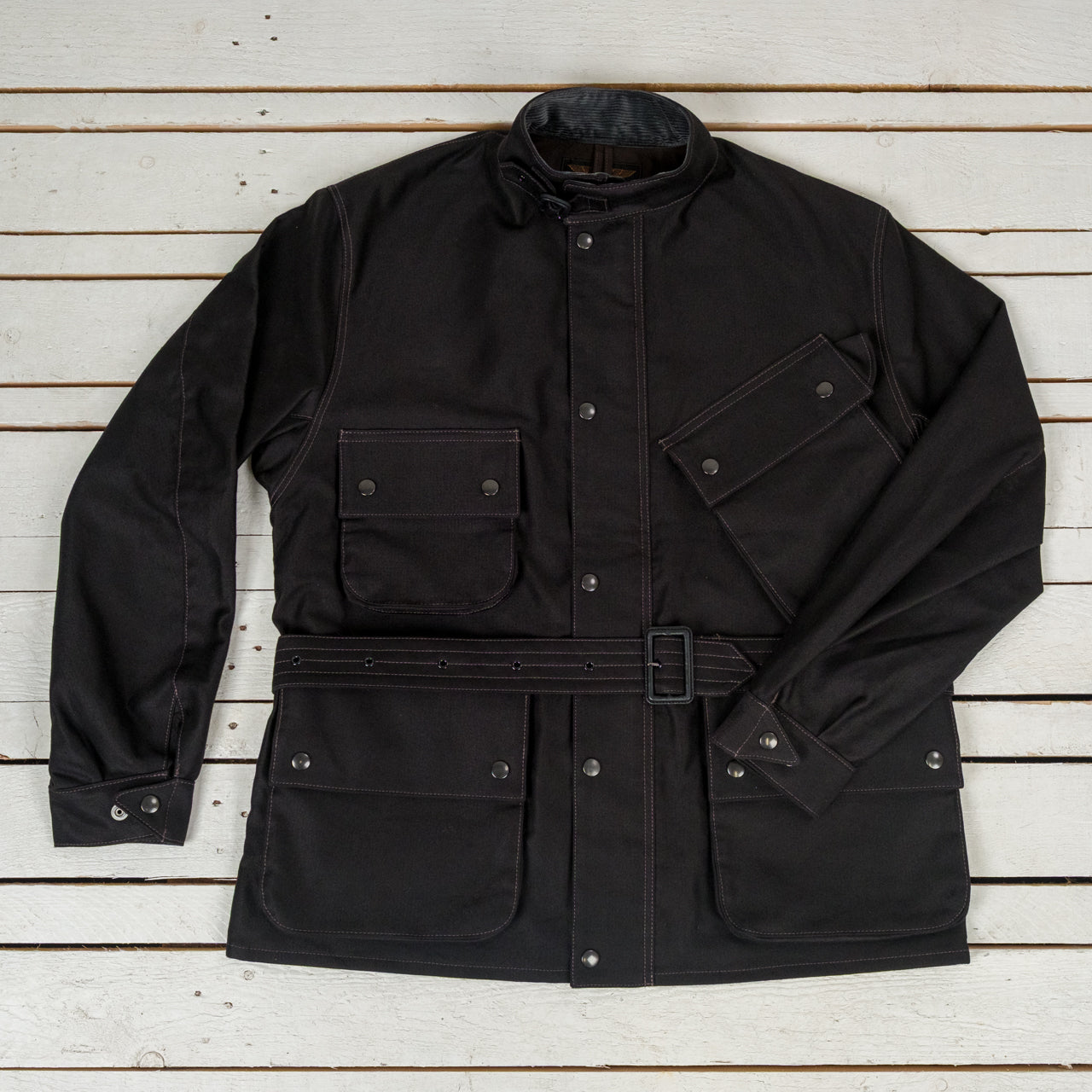 Heavy Cotton Enduro Racing Jacket Black