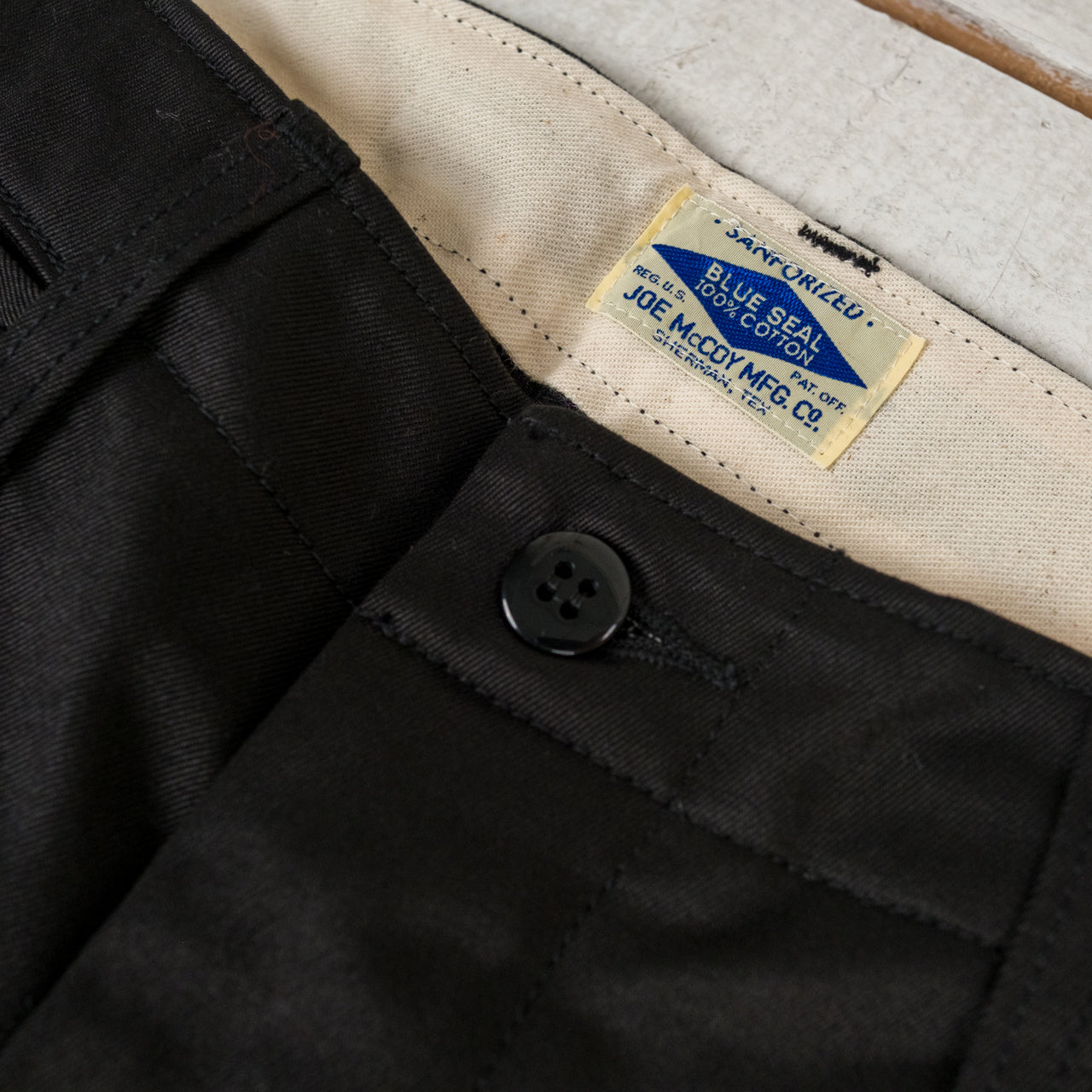 Blue Seal Chino Trousers Black