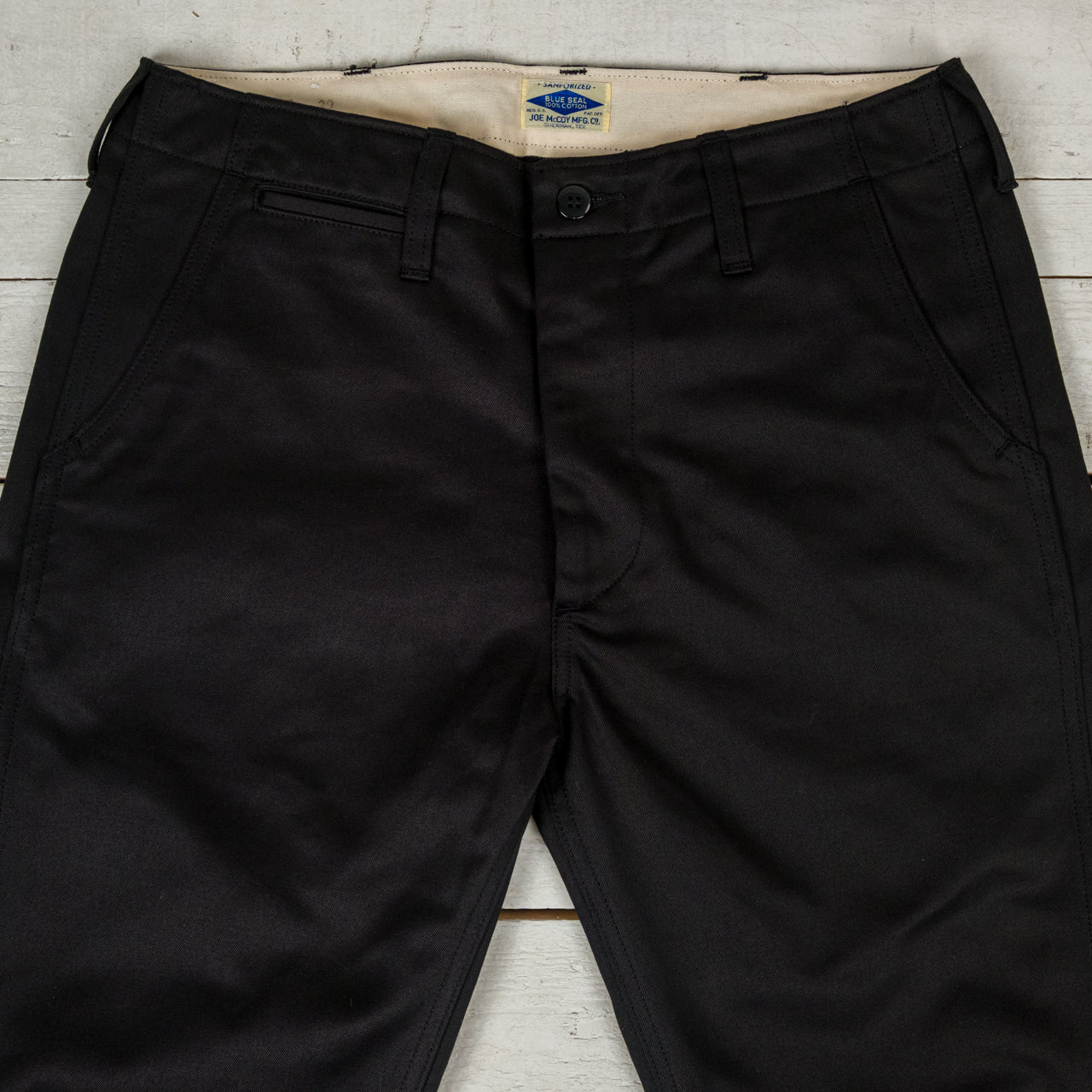 Blue Seal Chino Trousers Black