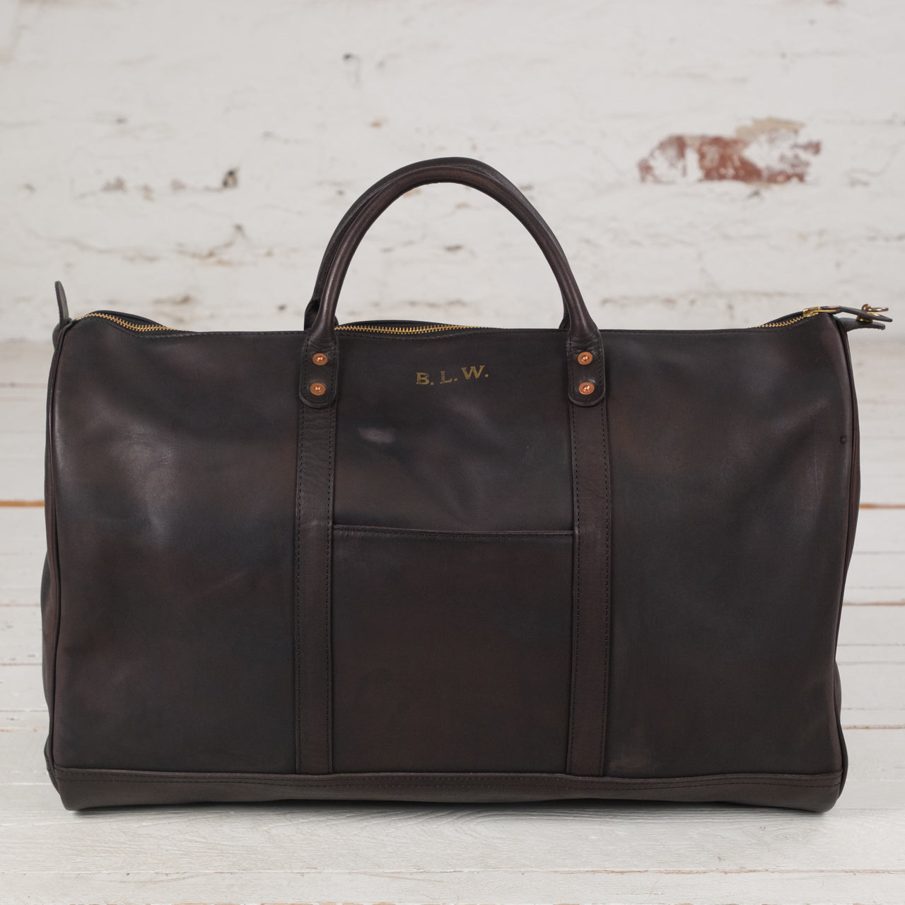 バッグ archive WAKO boston bag leather A4 black vasco / LEATHER TRAVEL BOSTON BAG