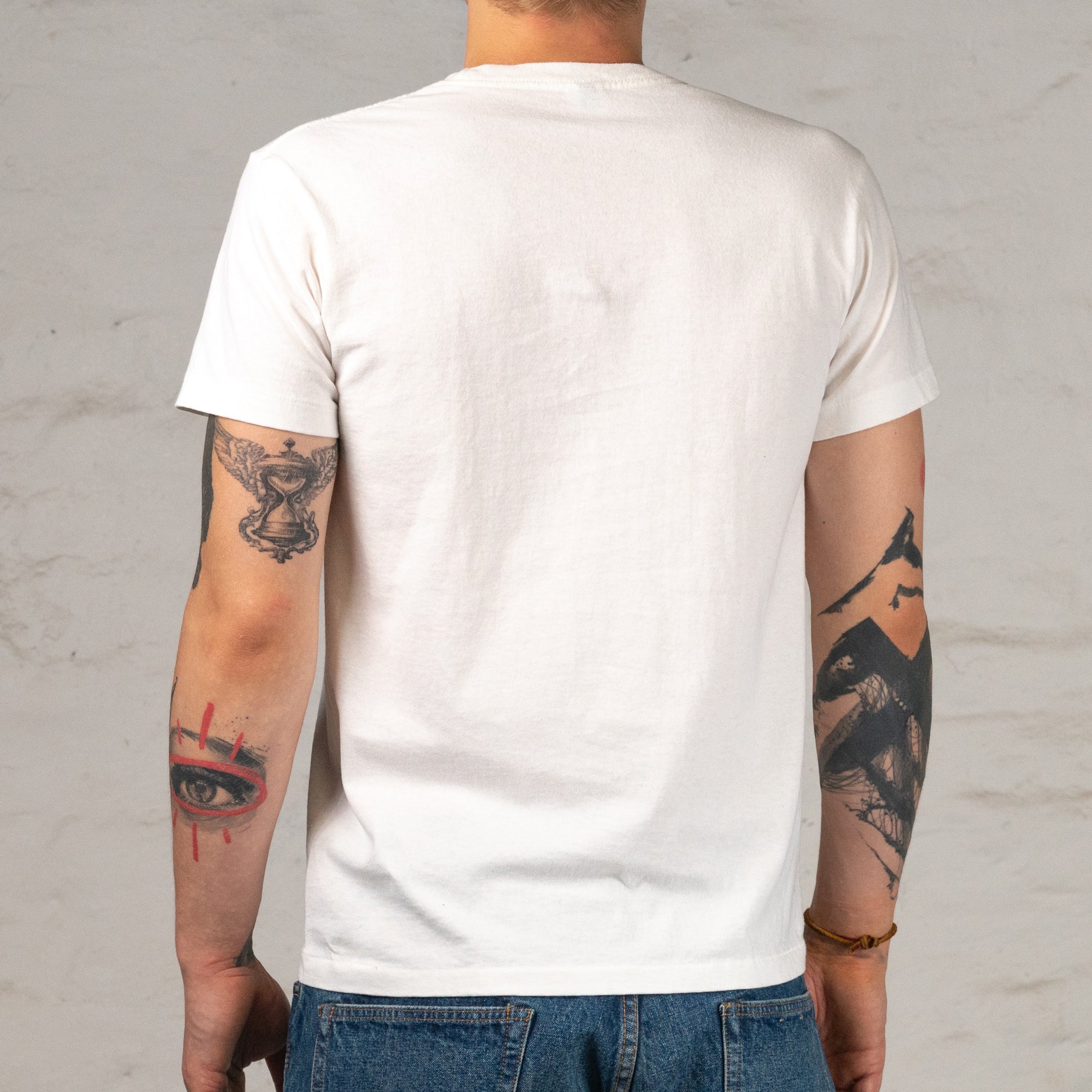 Lot de 2 T-shirts Col Rond Blanc