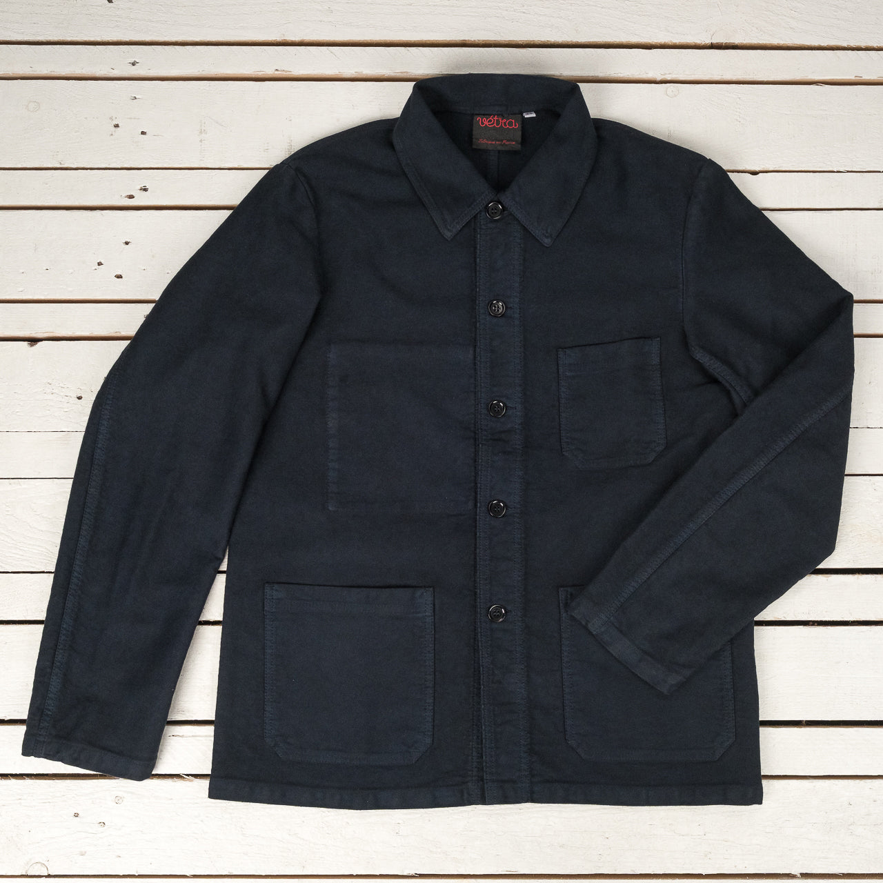 French Moleskin Jacket Navy