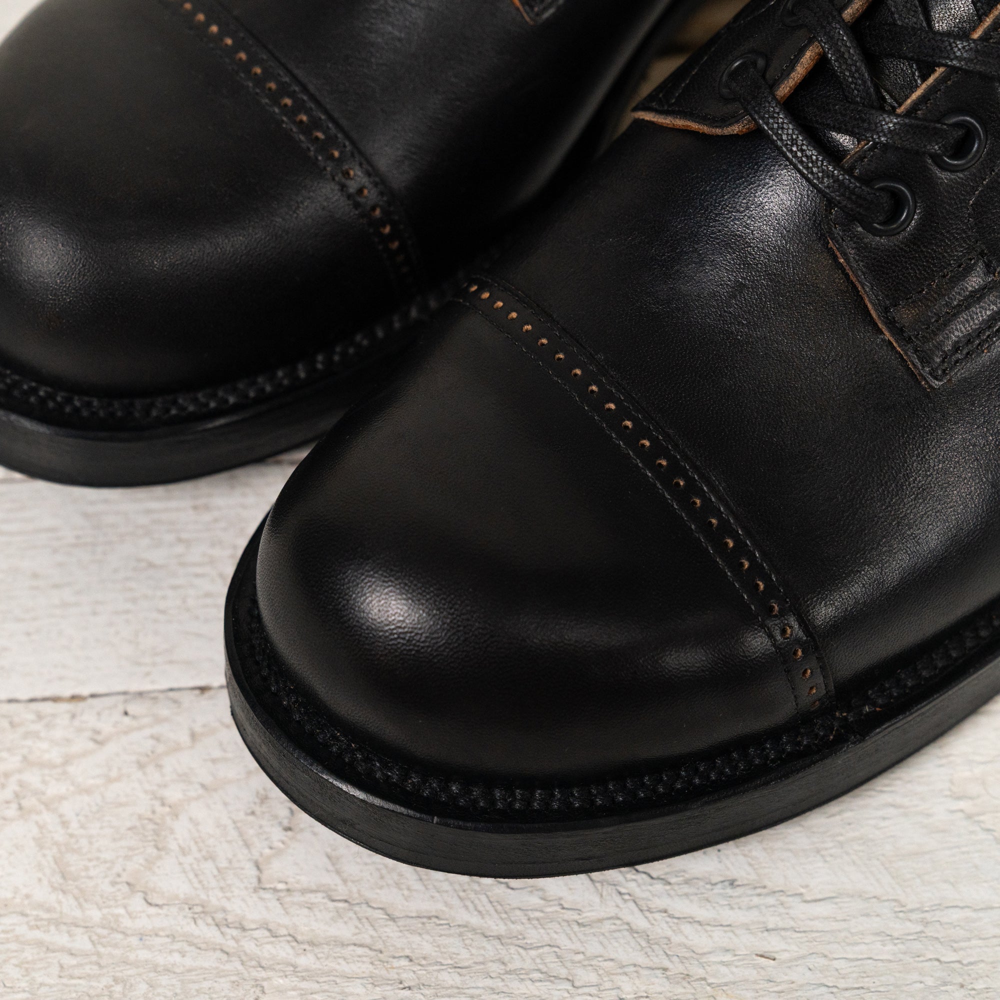 Service Boot DCT 2040 Nero Tea Core Vacchetta Lucida Schwarz
