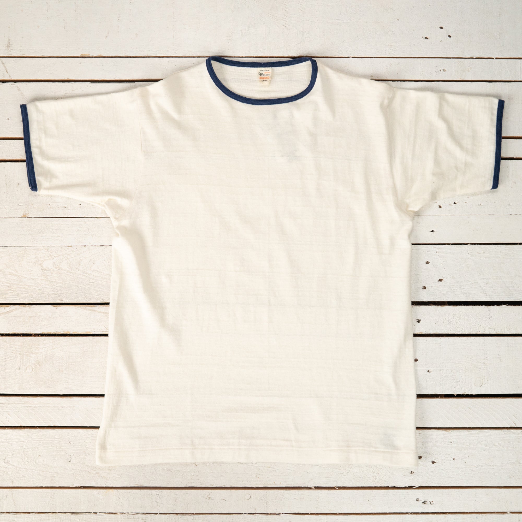 Ringer T-Shirt Cream/Navy