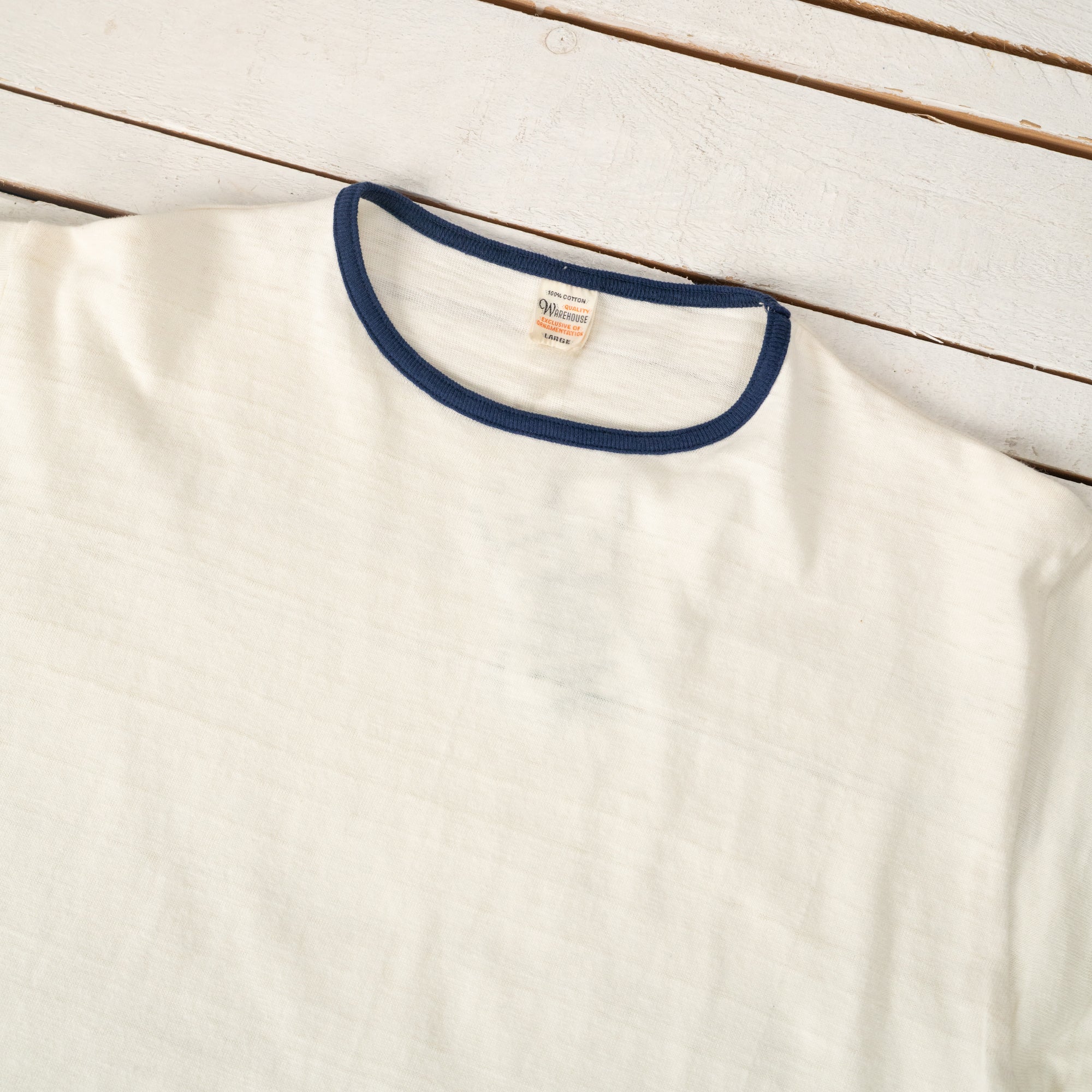 Ringer T-Shirt Cream/Navy