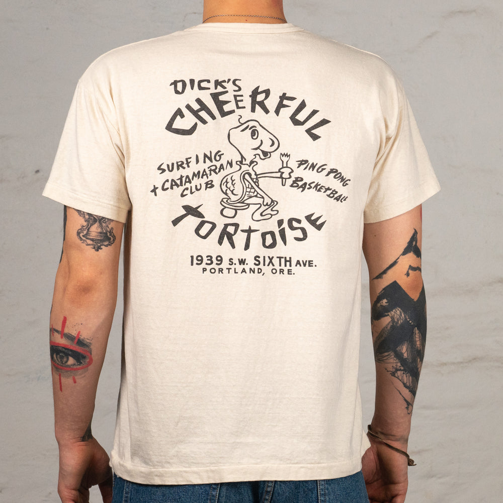 Second Hand Series Tortoise T-Shirt Cream
