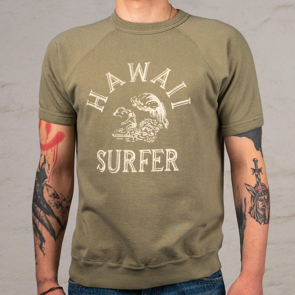 Short Sleeve Sweatshirt Hawaii Grün
