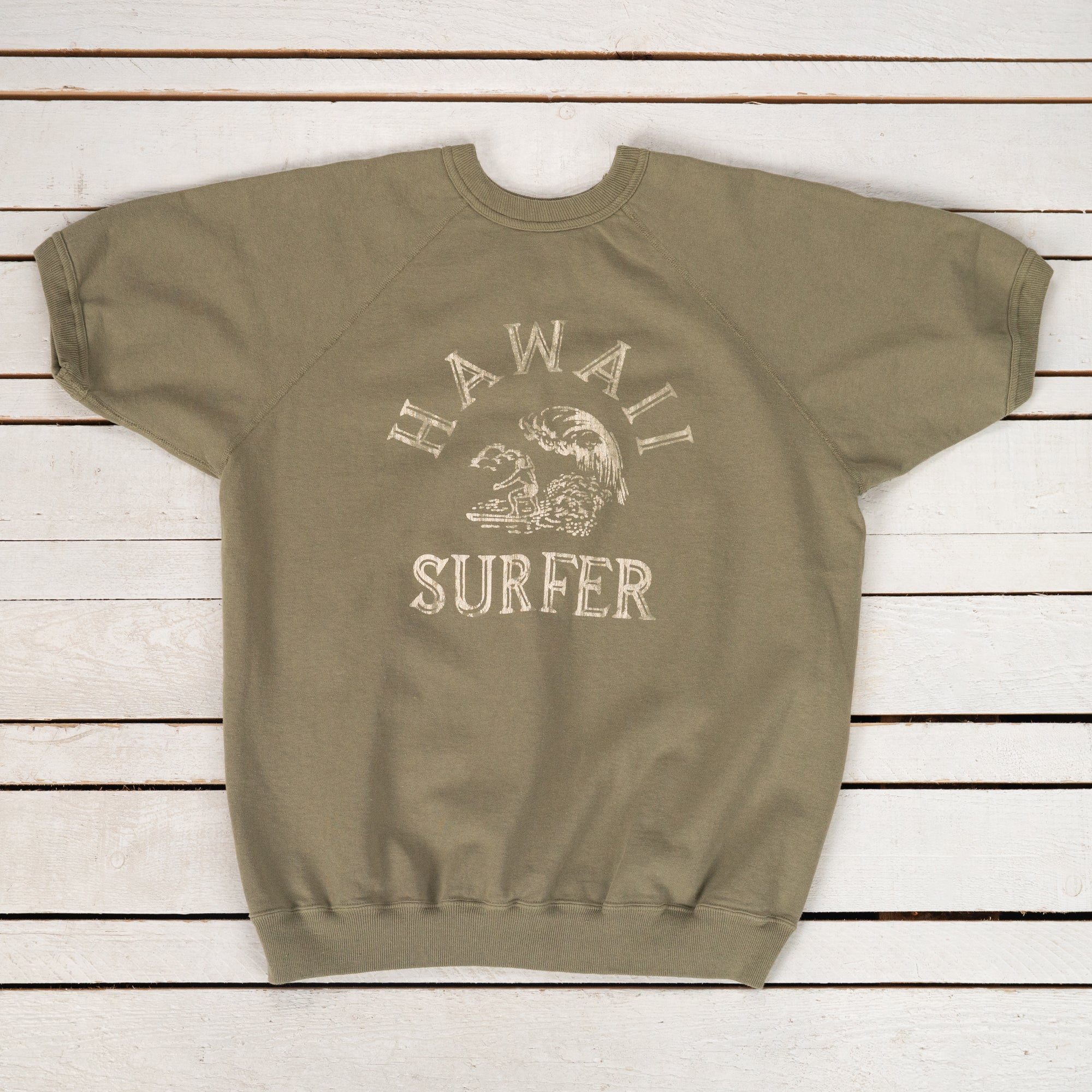 Short Sleeve Sweatshirt Hawaii Green