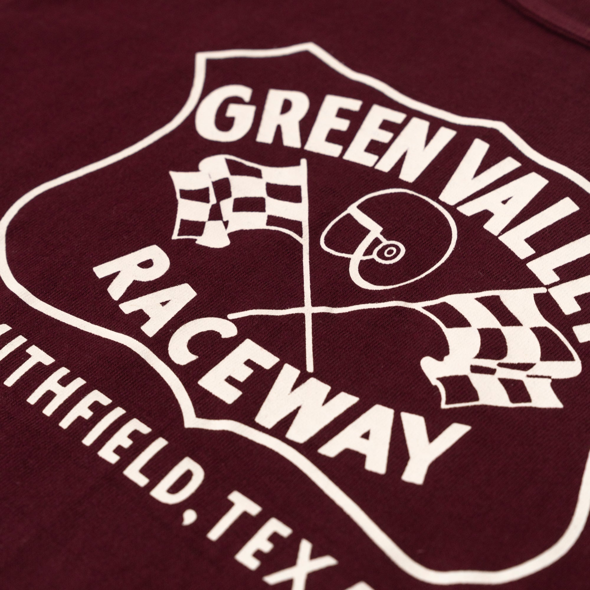 T-shirt Green Valley bordeaux