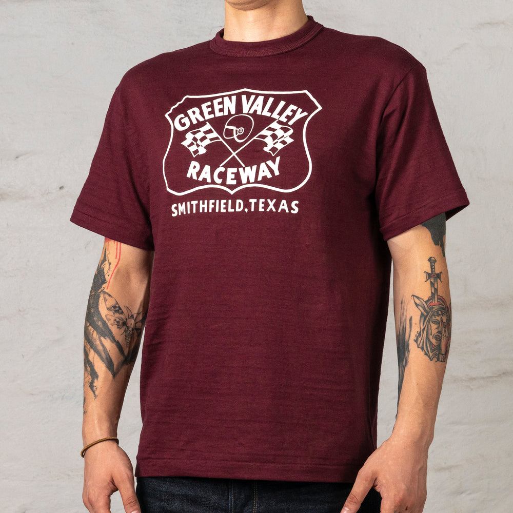 T-shirt Green Valley bordeaux