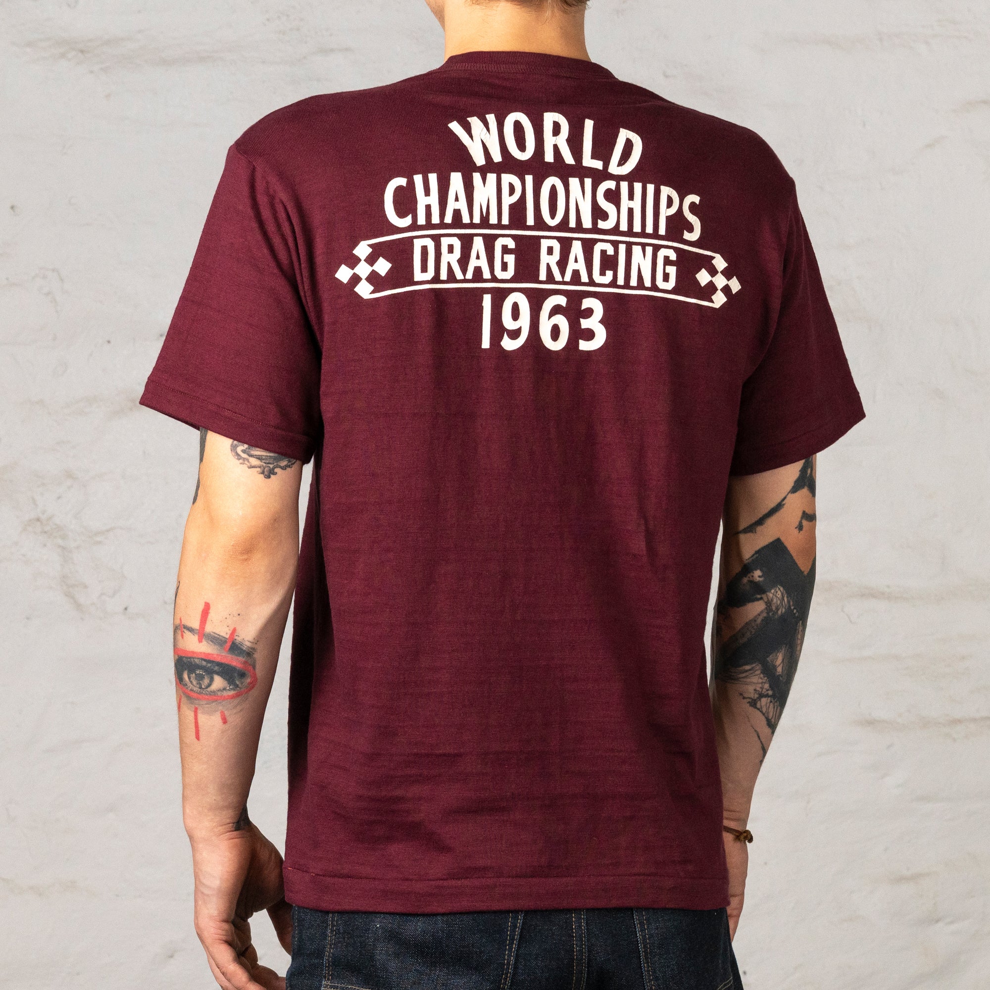 T-shirt Green Valley bordeaux