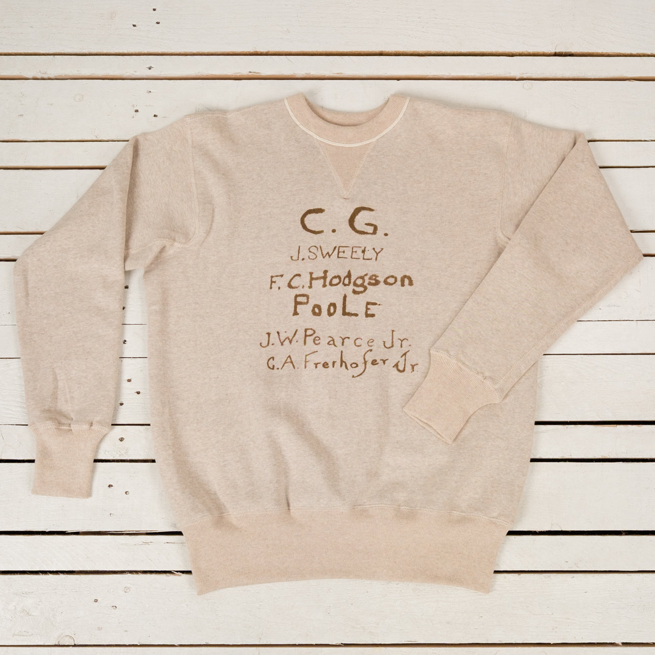 Freedom Sleeve Sweatshirt C.G. Oatmeal