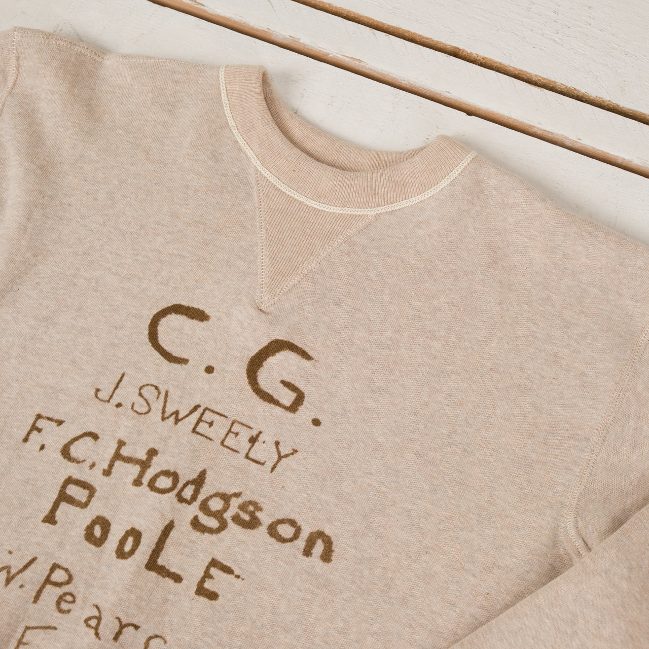Freedom Sleeve Sweatshirt C.G. Oatmeal