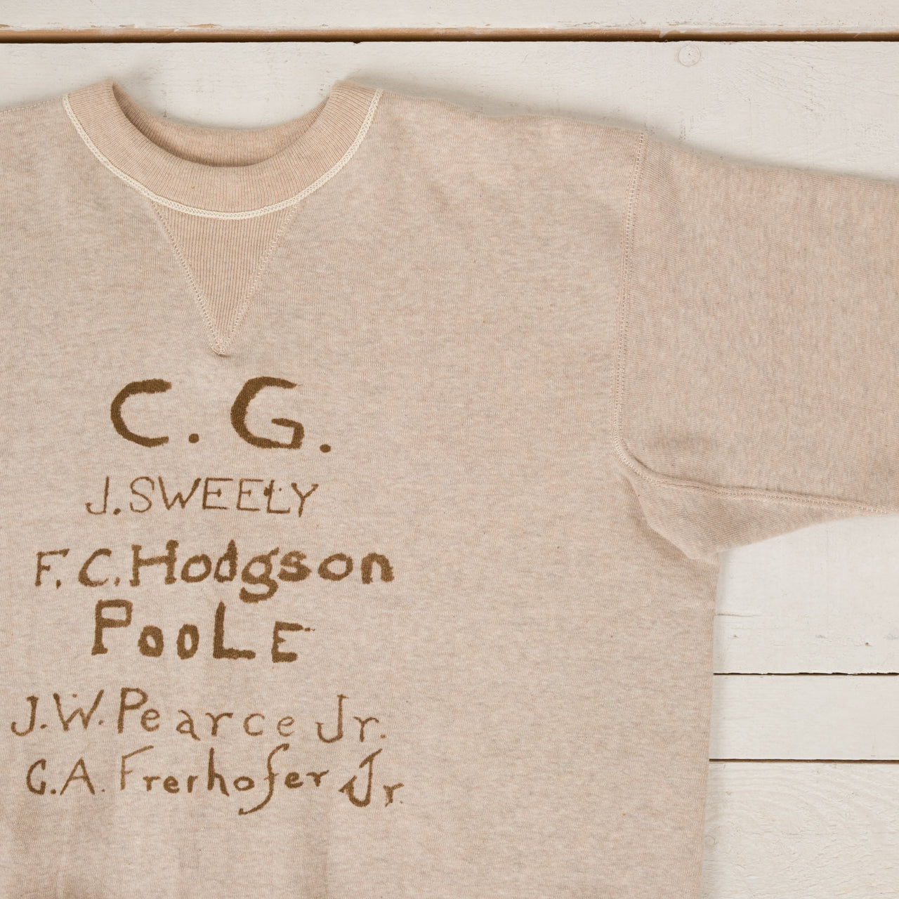 Freedom Sleeve Sweatshirt C.G. Oatmeal