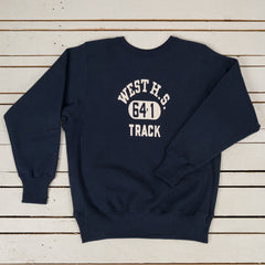 Reverse Style Sweatshirt West H.S. Navy