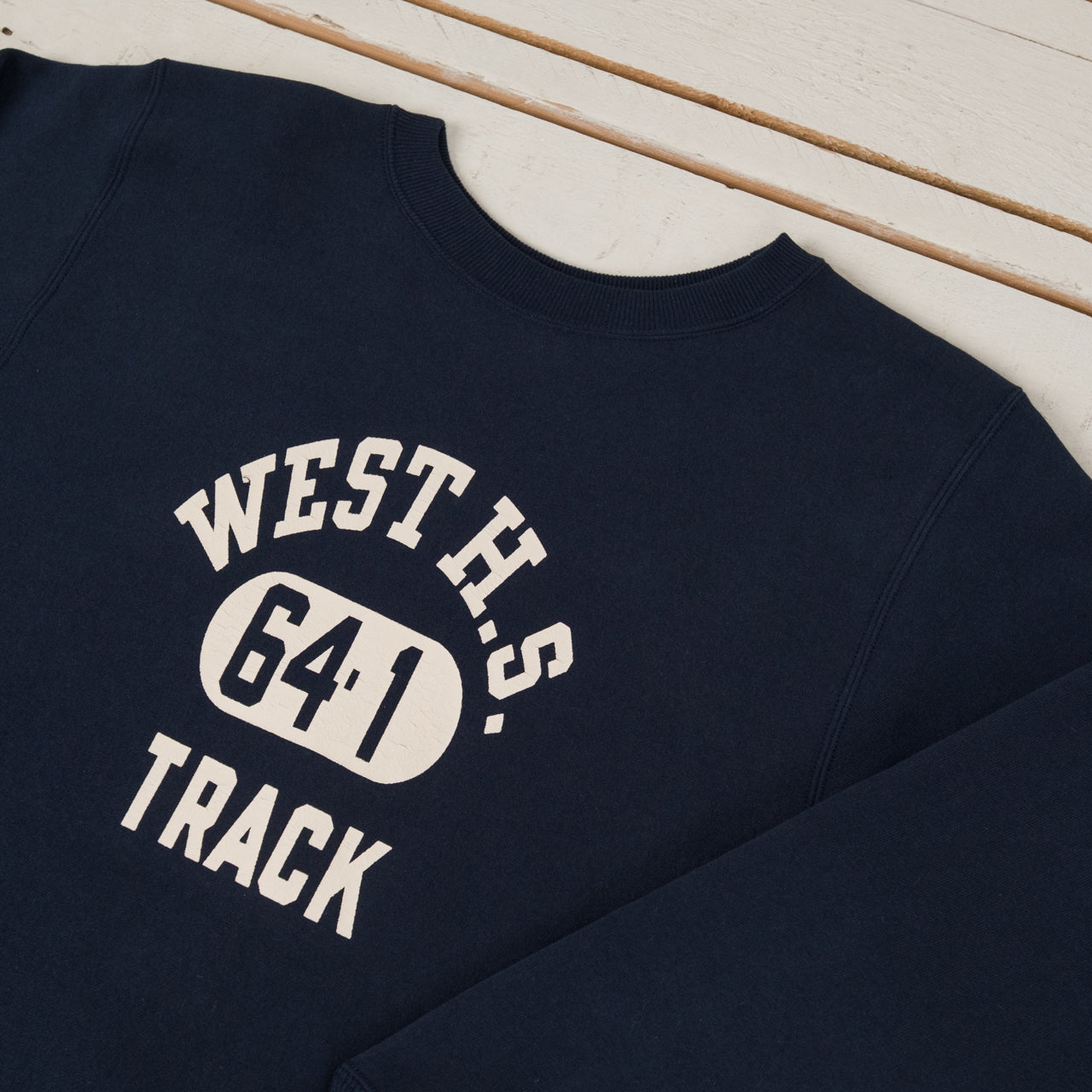 Reverse Style Sweatshirt West H.S. Navy