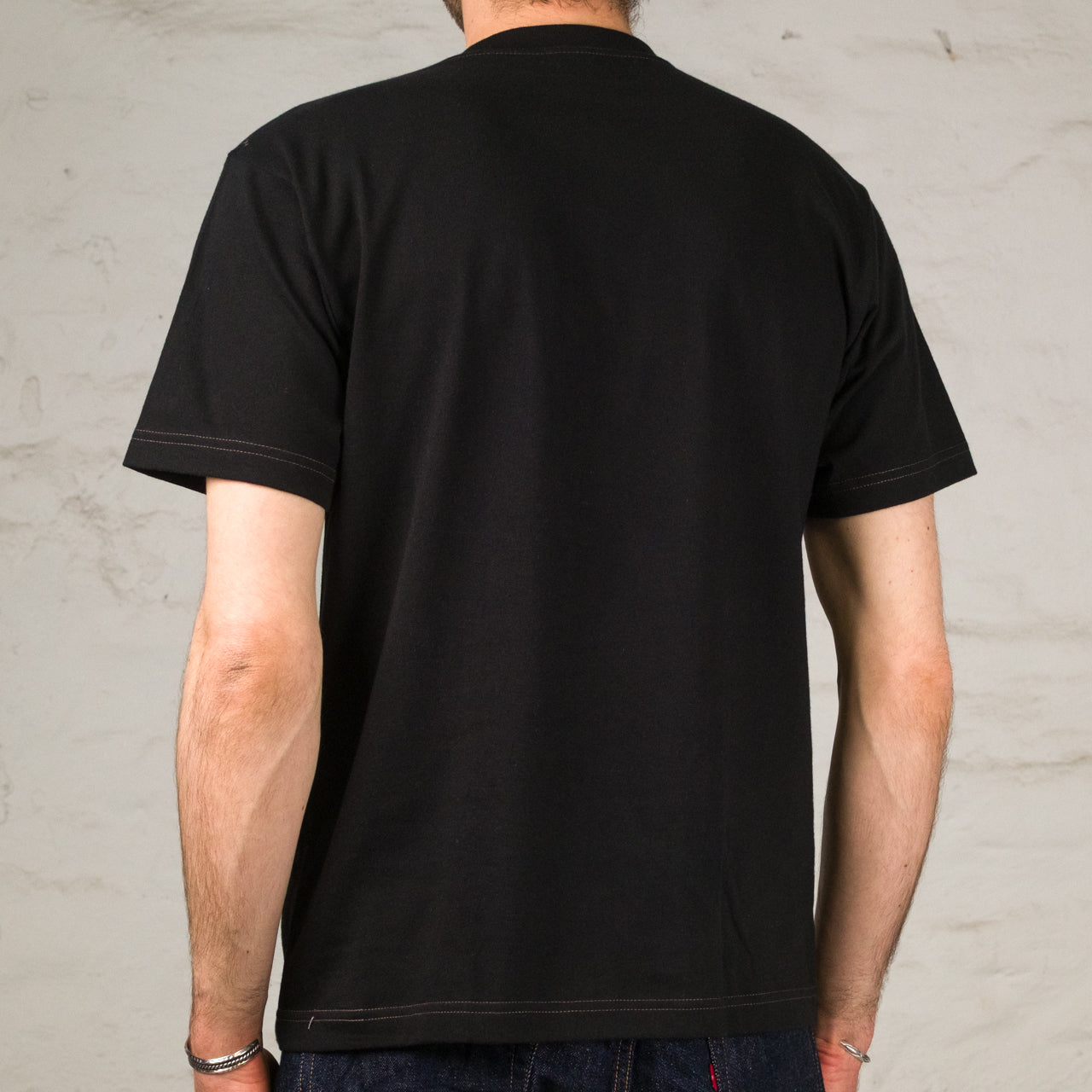 Henley Neck Pack T-Shirt Black