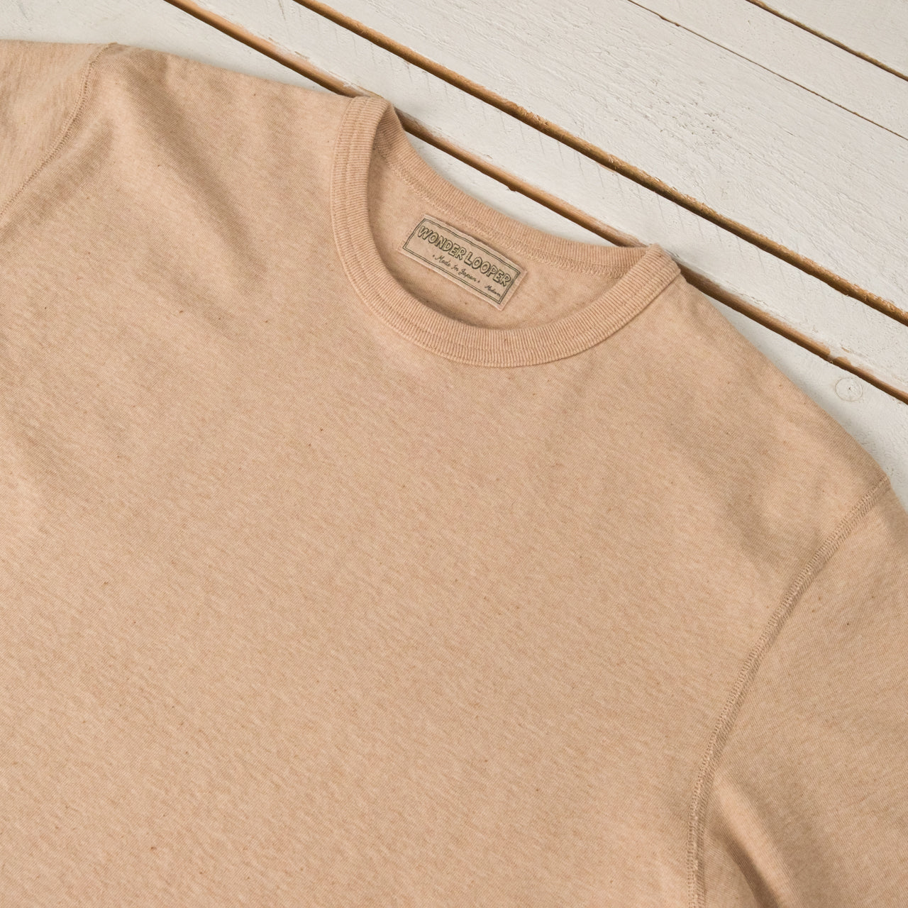 Crewneck T-Shirt Foxfibre® Tsuriami Coyote 15