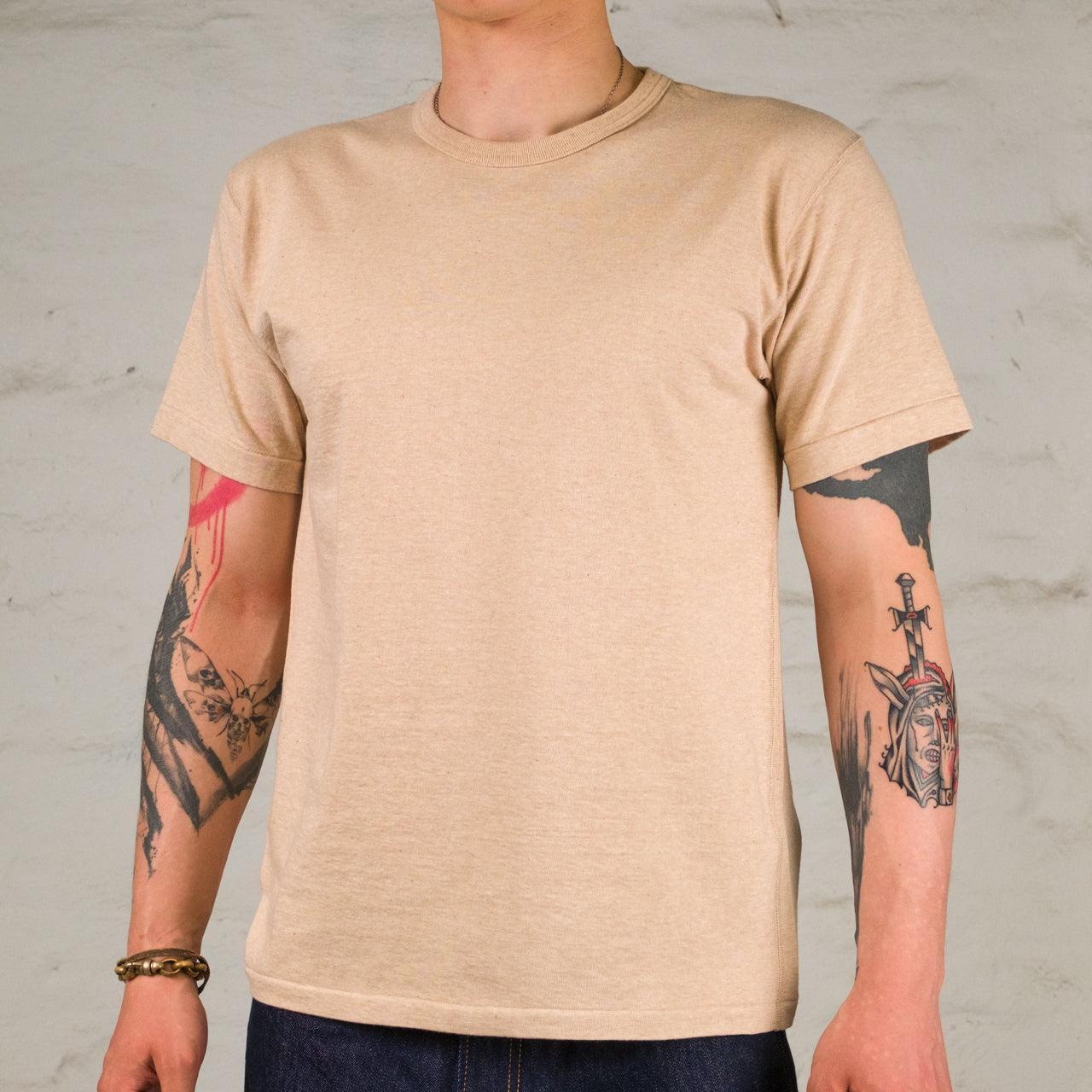 Crewneck T-Shirt Foxfibre® Tsuriami Coyote 15