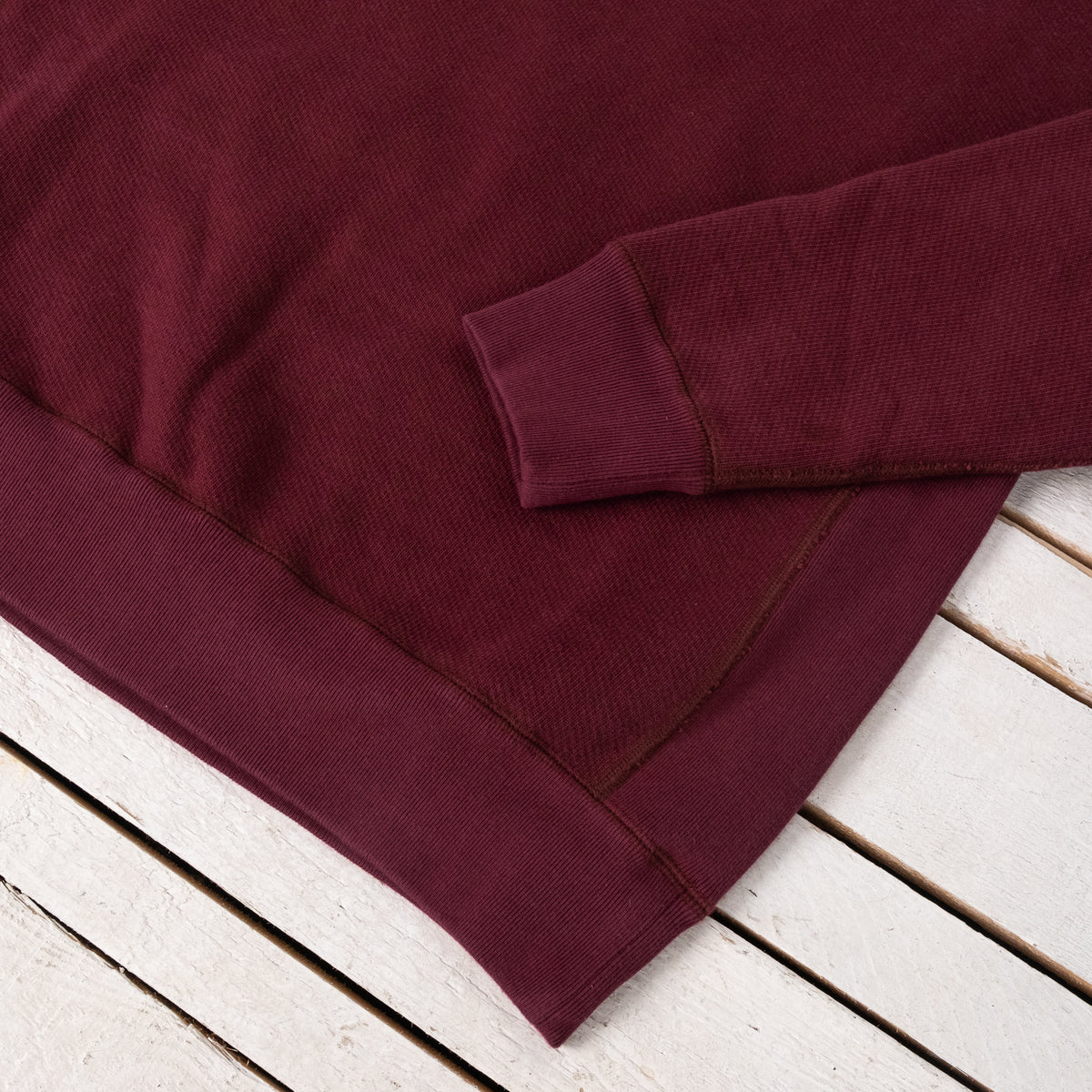 Double Heavyweight Pullover Crewneck Burgundy