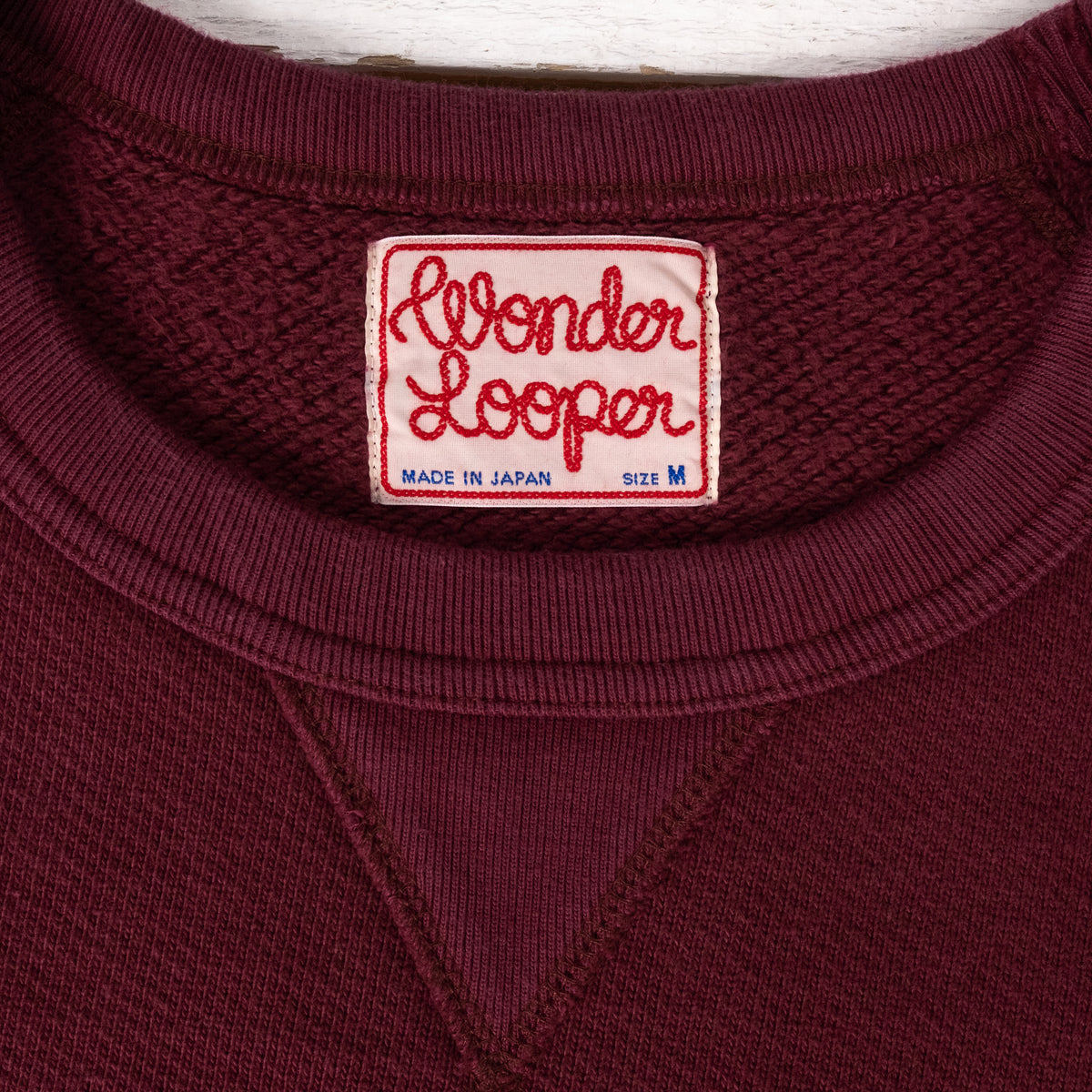 Double Heavyweight Pullover Crewneck Burgundy