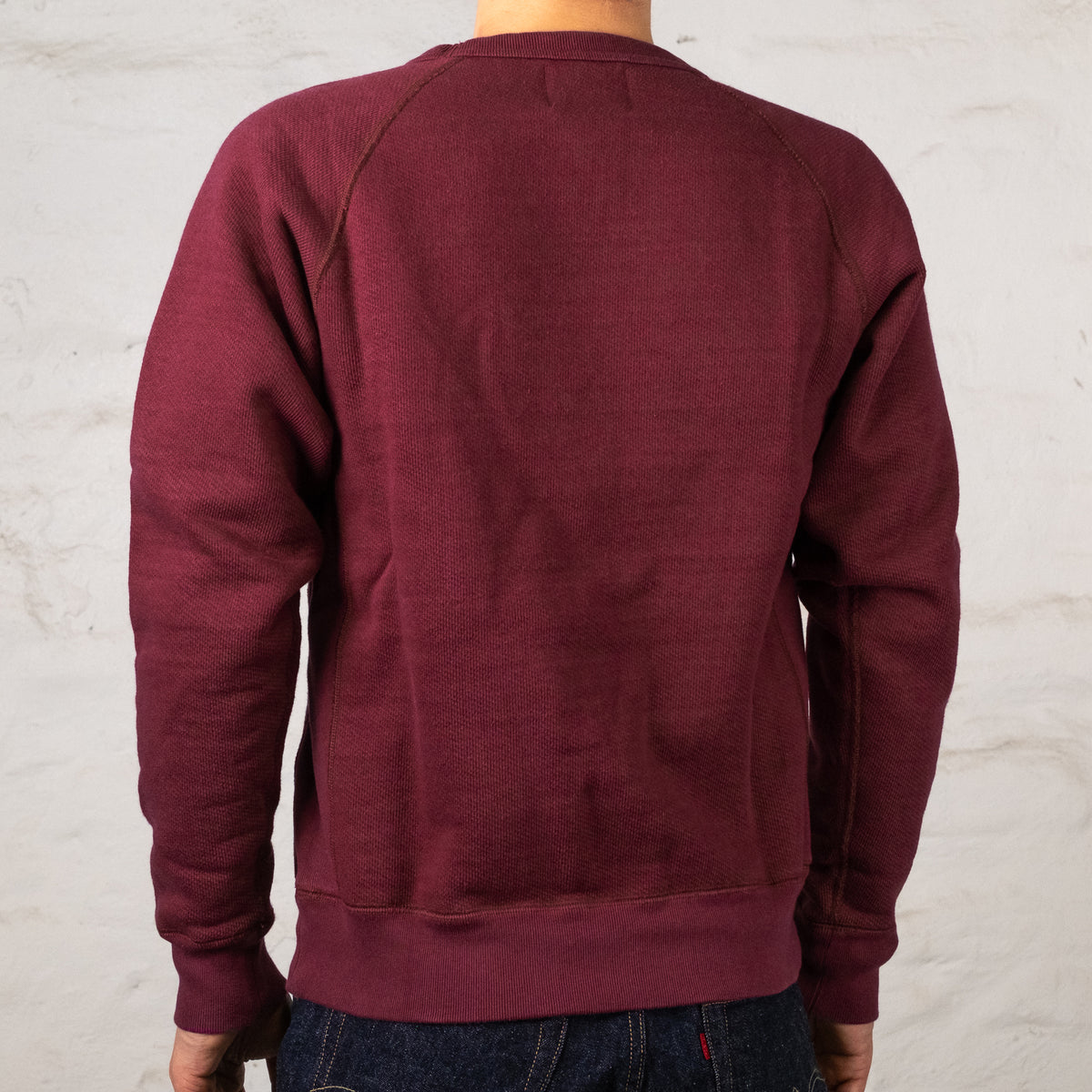 Double Heavyweight Pullover Crewneck Burgundy
