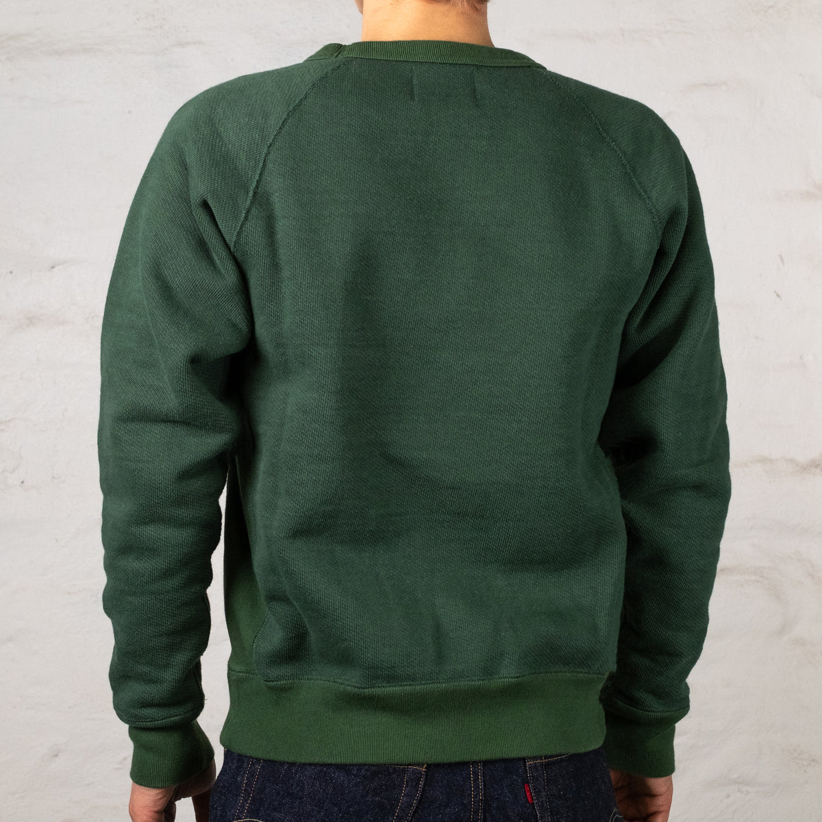 Double Heavyweight Pullover Crewneck Racing Green