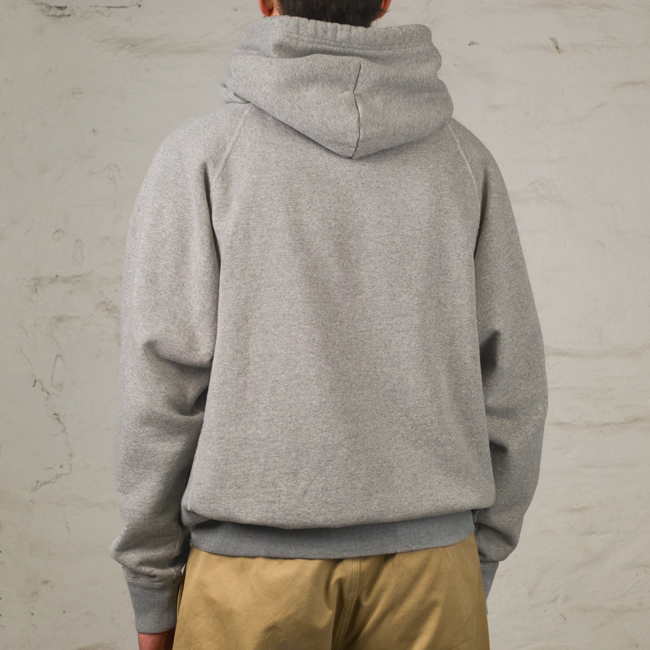 Pullover Hoodie Super Looper French Terry Heather Grey