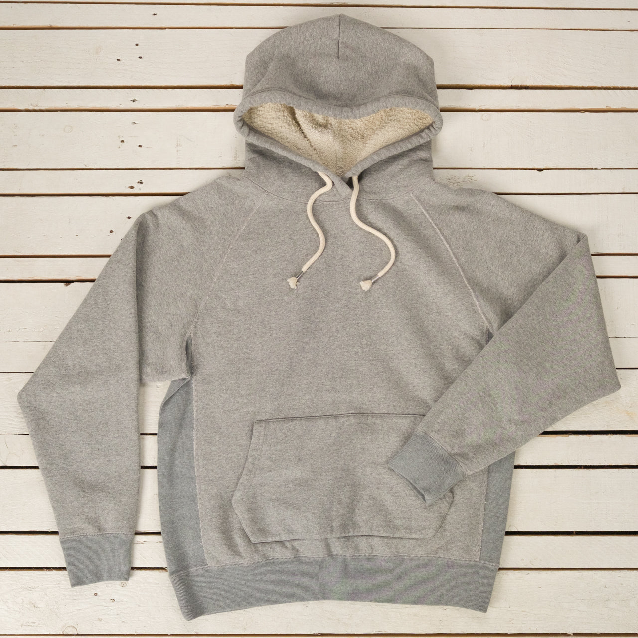 Pullover Hoodie Super Looper French Terry Heather Grey