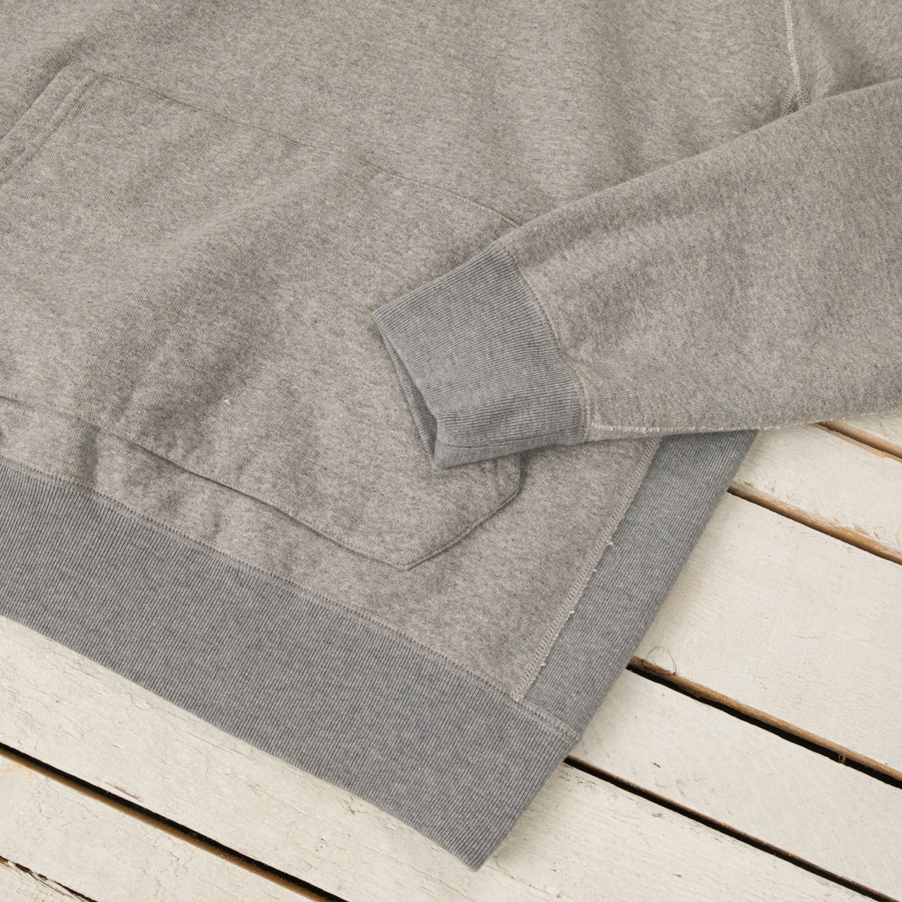 Pullover Hoodie Super Looper French Terry Heather Grey