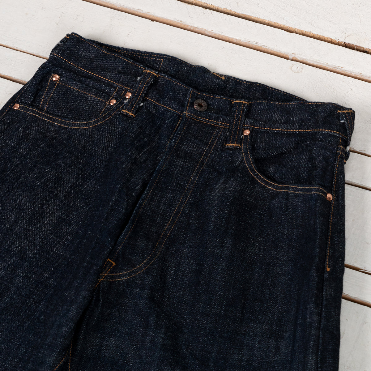 Lot.1991 No.0 Beast Classic Straight Jeans 15 oz. Heavy Slub Indigo