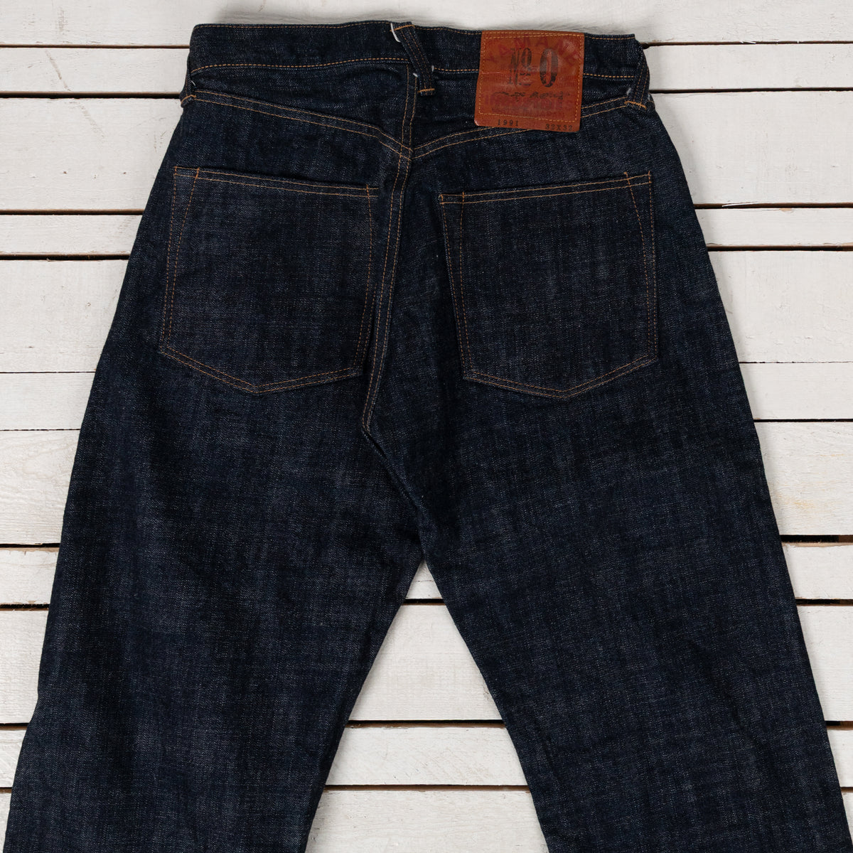 Lot.1991 No.0 Beast Classic Straight Jeans 15 oz. Heavy Slub Indigo