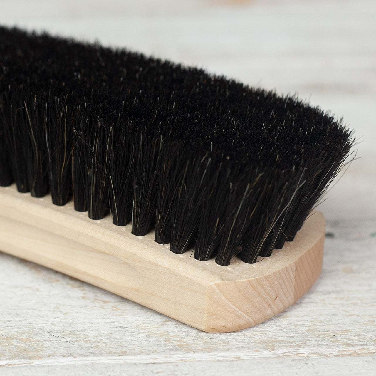 8" BLK Horse Hair Polish Brush