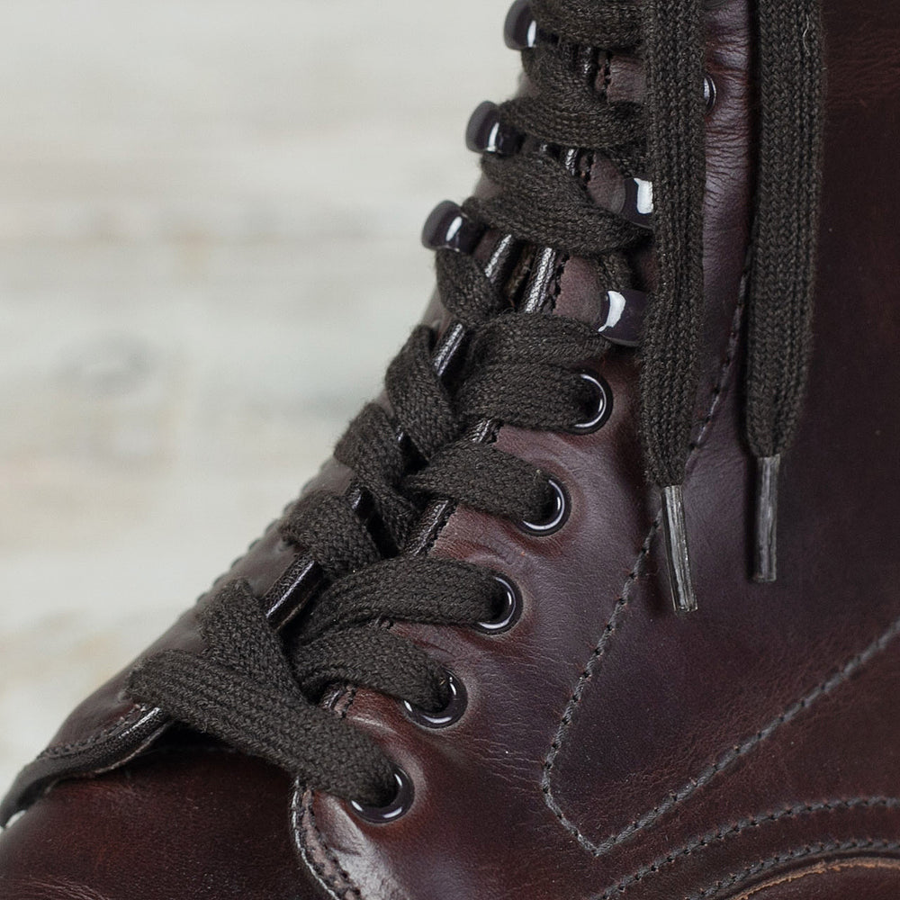 54" Flat Cotton Laces for Indy Boot 403 Brown