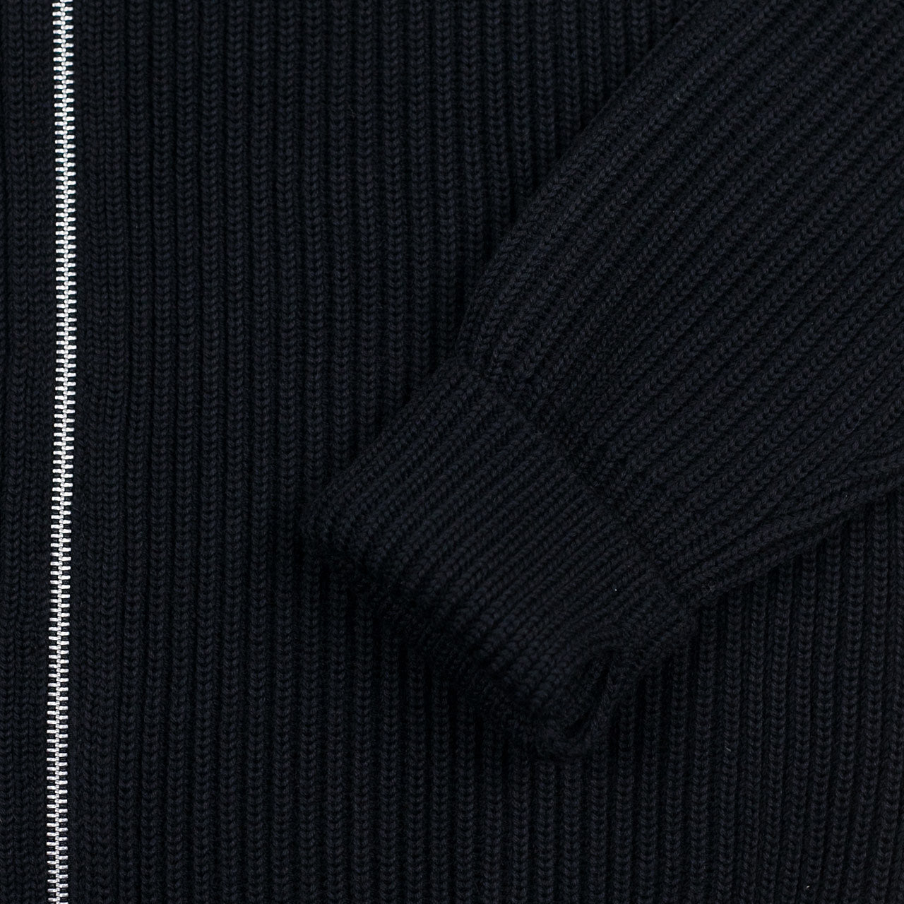 Navy Full-Zip Schwarz