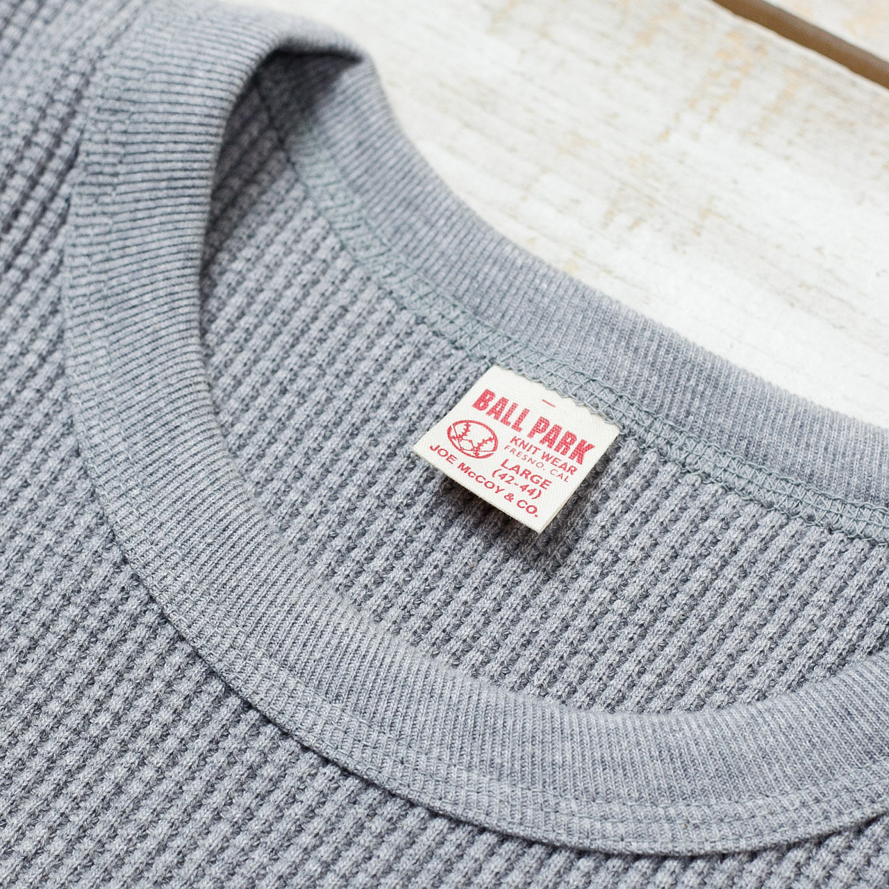 Waffle Thermal Longsleeve Grau