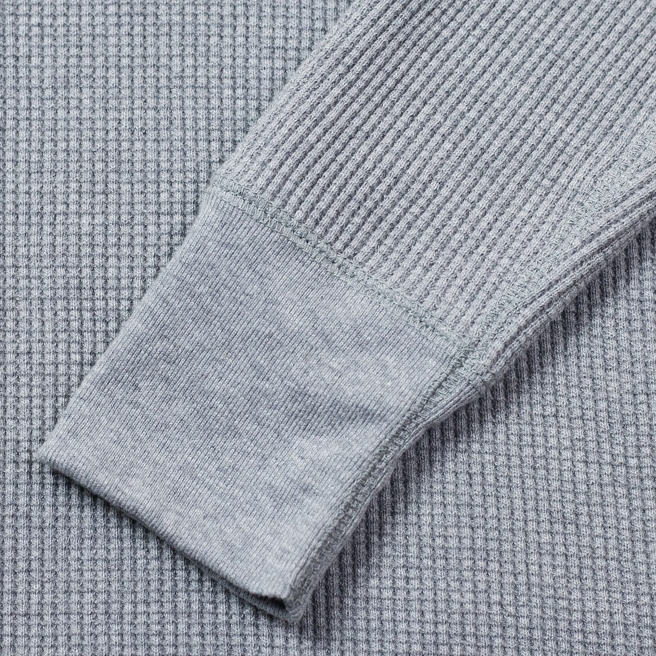 Waffle Thermal Longsleeve Grau