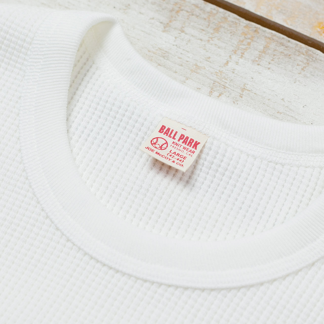 Waffle Thermal Longsleeve Weiß
