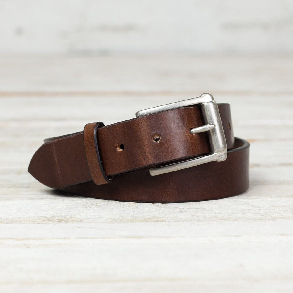 Ceinture Garrison Chêne/Nickel
