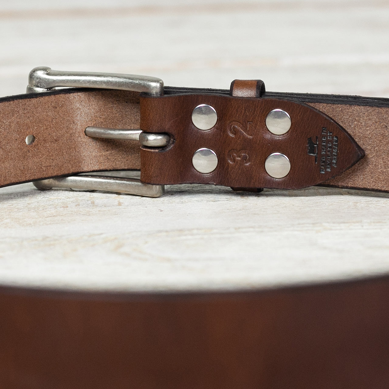 Gürtel Garrison Oak/Nickel