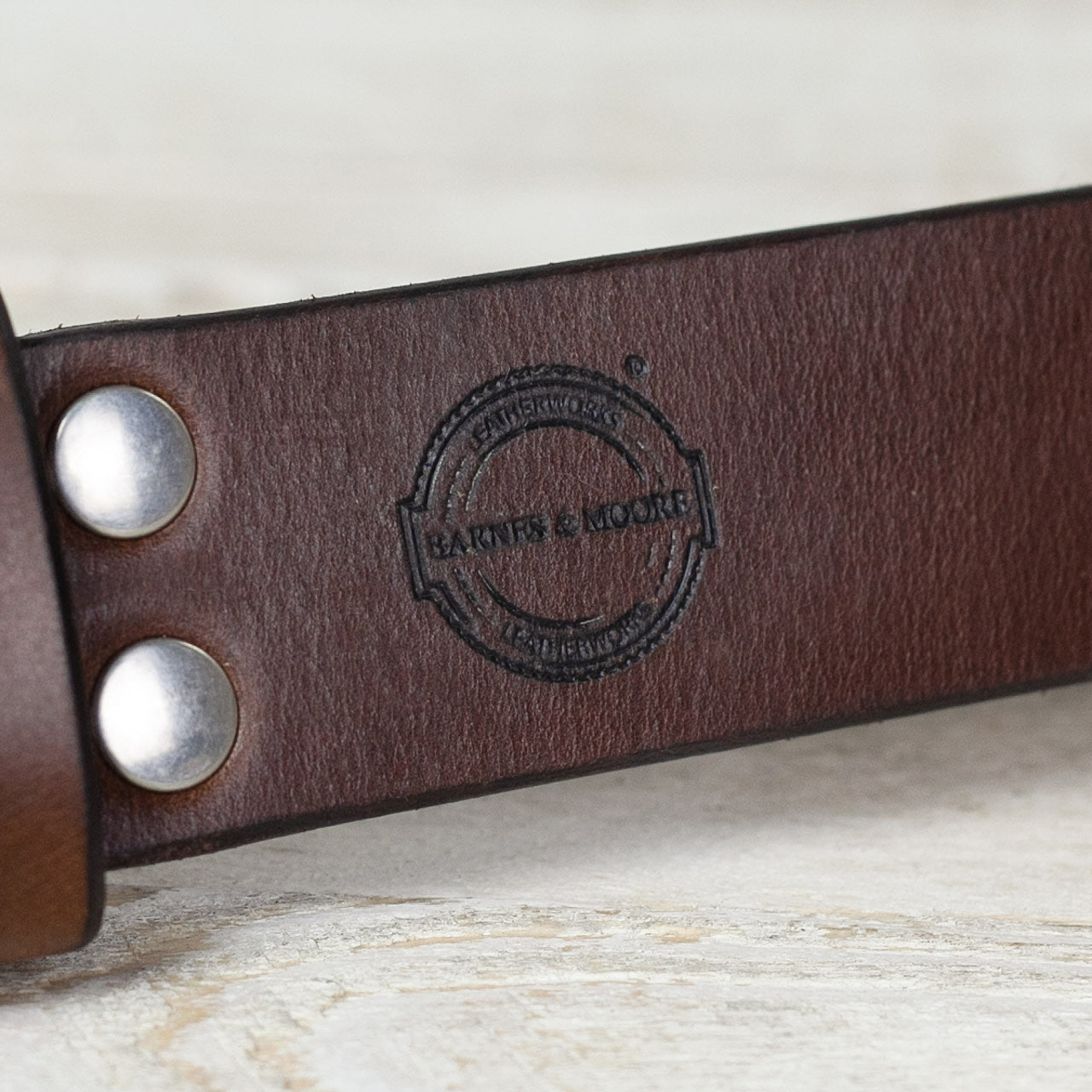 Gürtel Garrison Oak/Nickel
