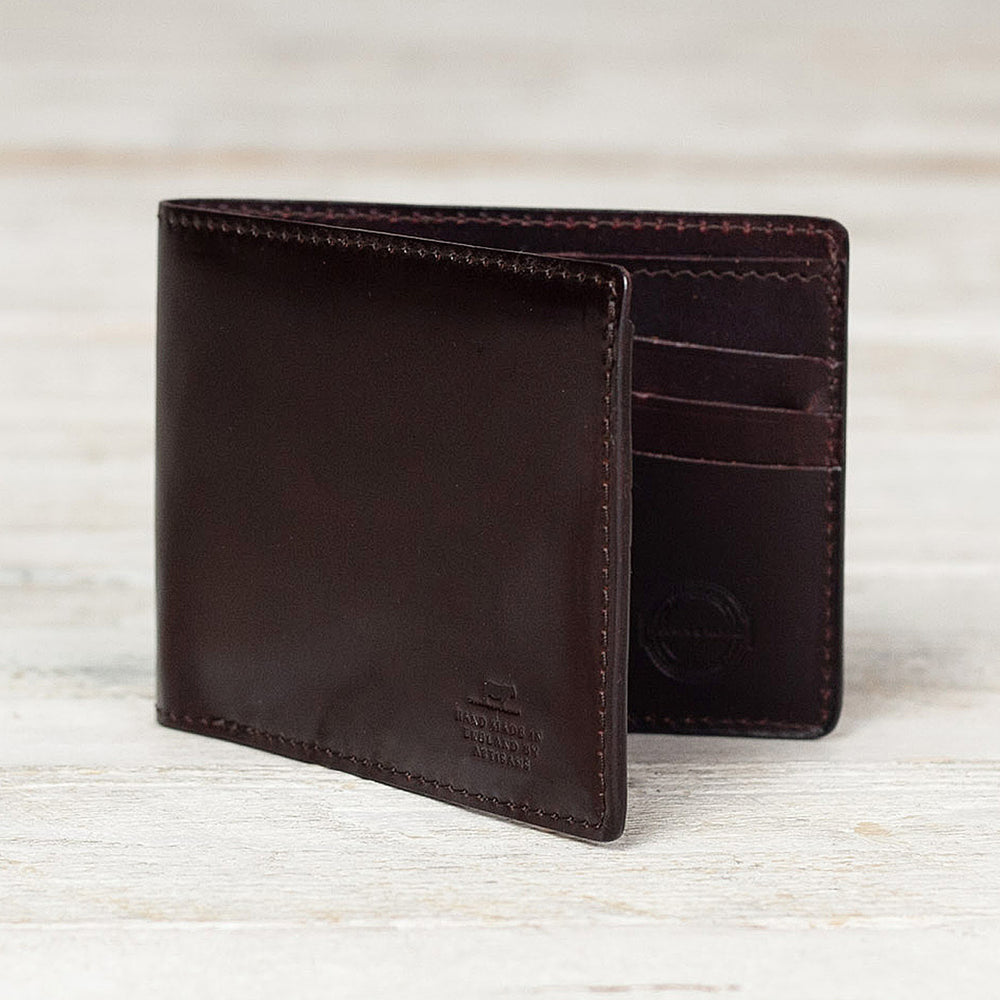 Longshore wallet Shinki Shell Cordovan Bordeaux