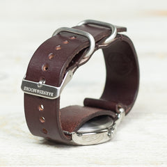 Nato watch strap dark brown