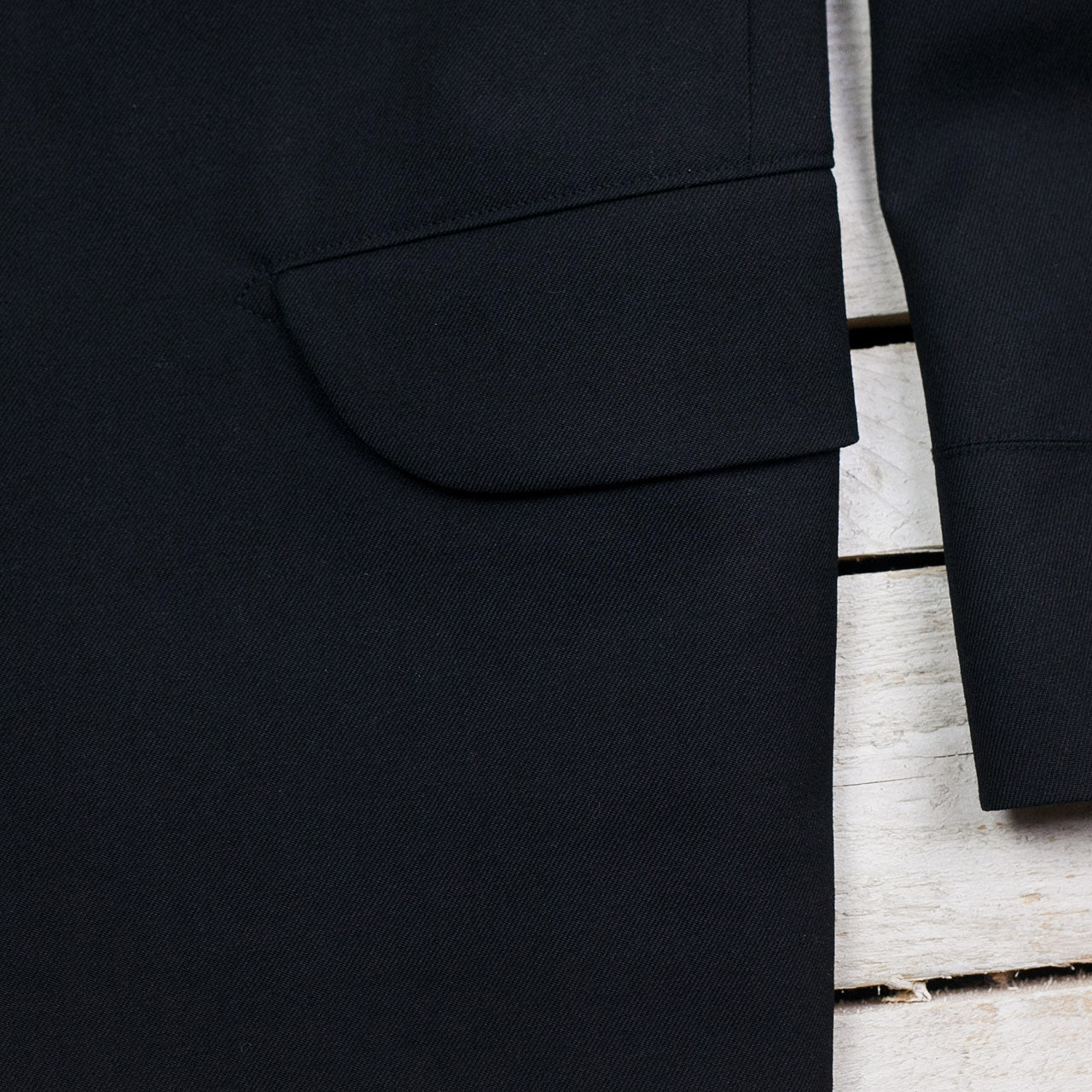 Army Serge Butler Jacket Schwarz