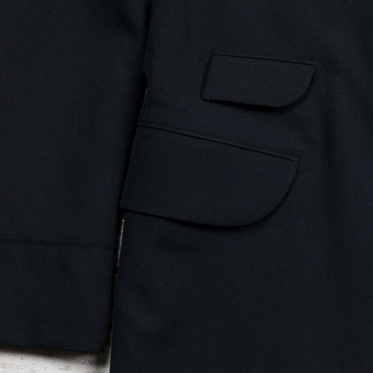 Army Serge Butler Jacket Schwarz