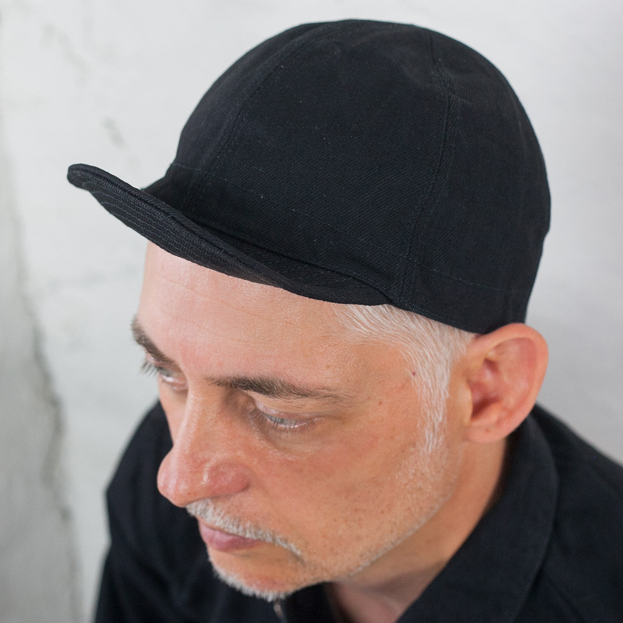 15oz Black Denim Mechanics Cap