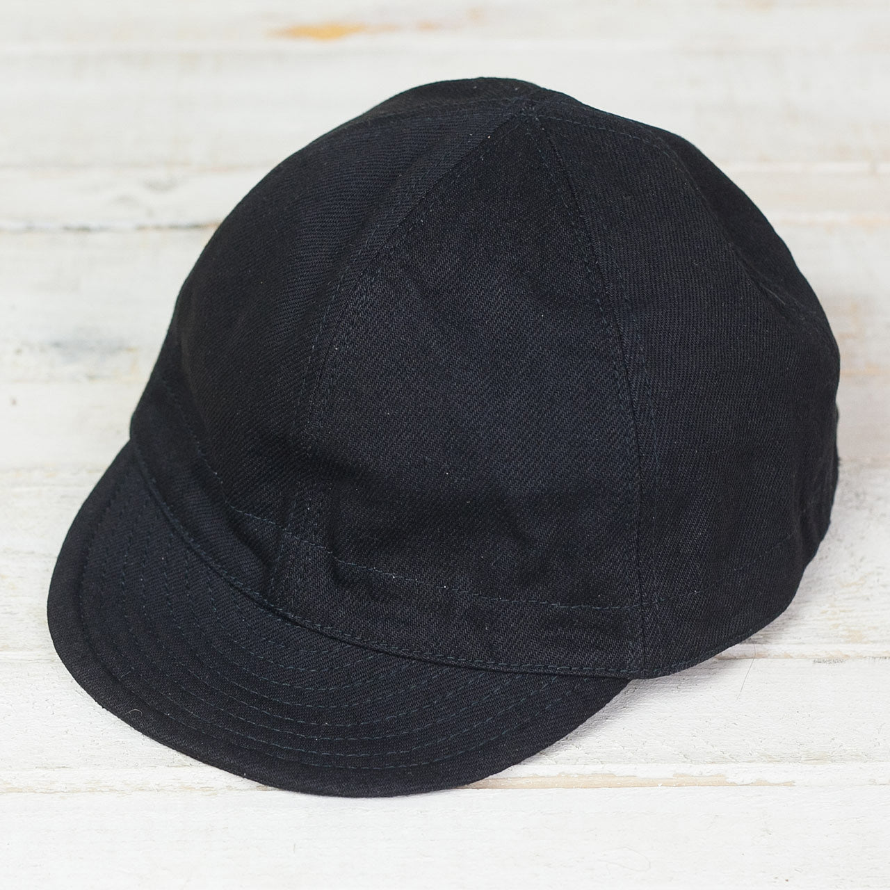 15oz Black Denim Mechanics Cap