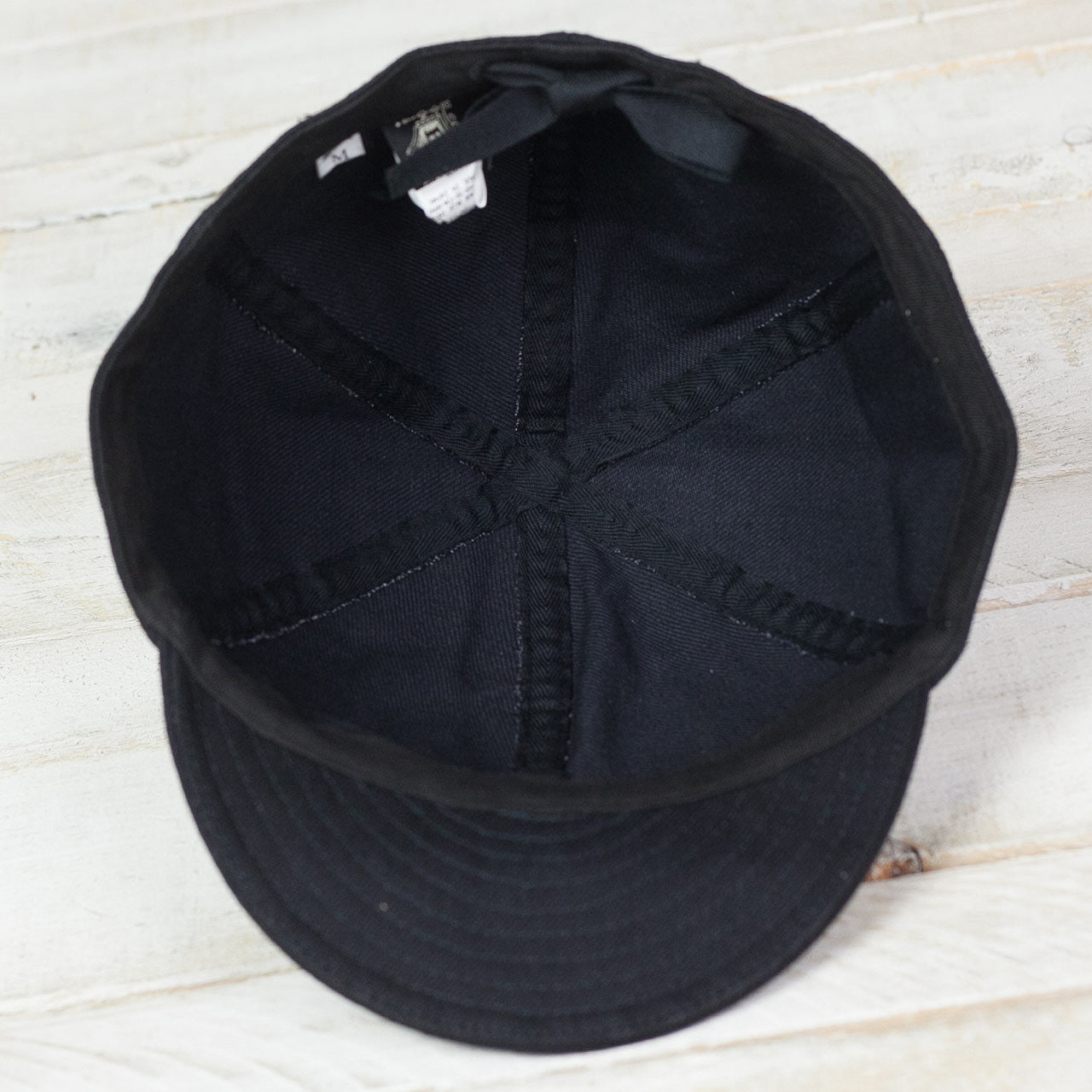 15oz Black Denim Mechanics Cap