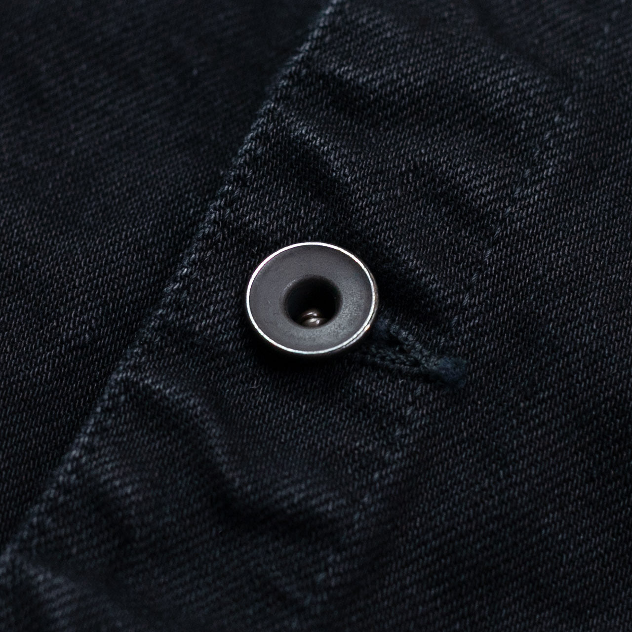 15oz Black Denim Delta Jacket
